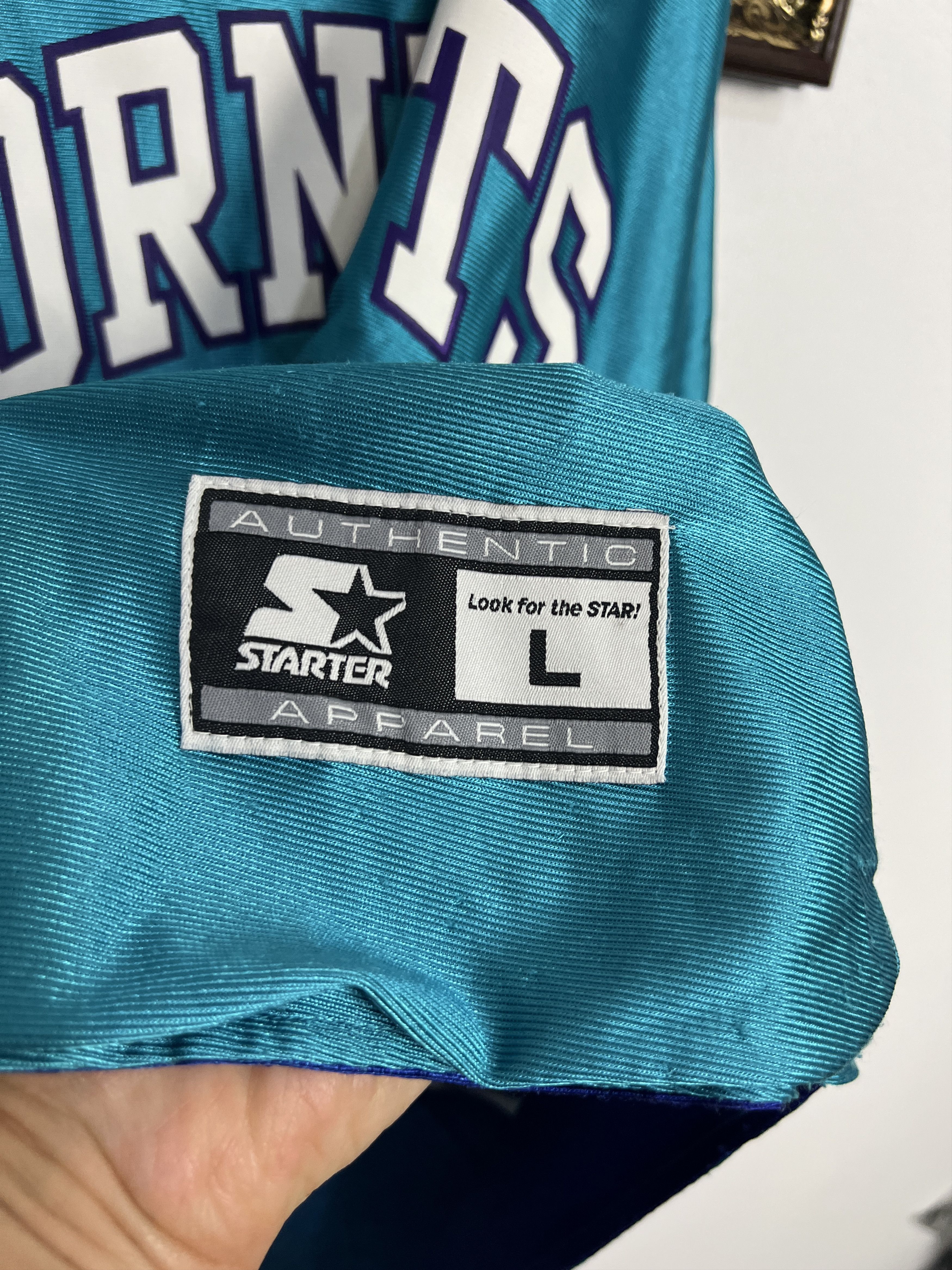 Starter Vintage 90's Charlotte Hornets NBA Reversible Jersey Rare Size US L / EU 52-54 / 3 - 3 Thumbnail