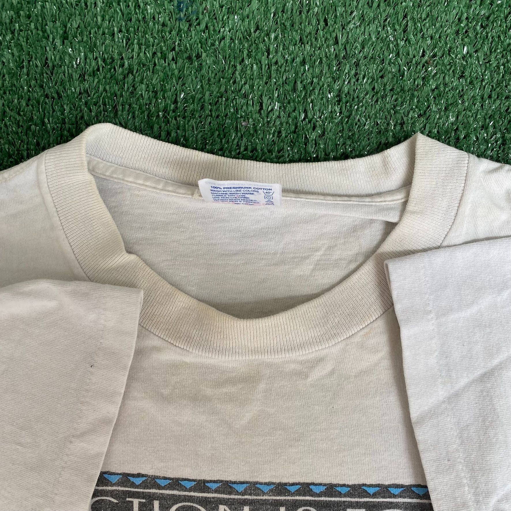 TEE JAYS Vintage 90s Tiger Nature Shirt Animal Busch Gardens Tee Size US XL / EU 56 / 4 - 5 Thumbnail