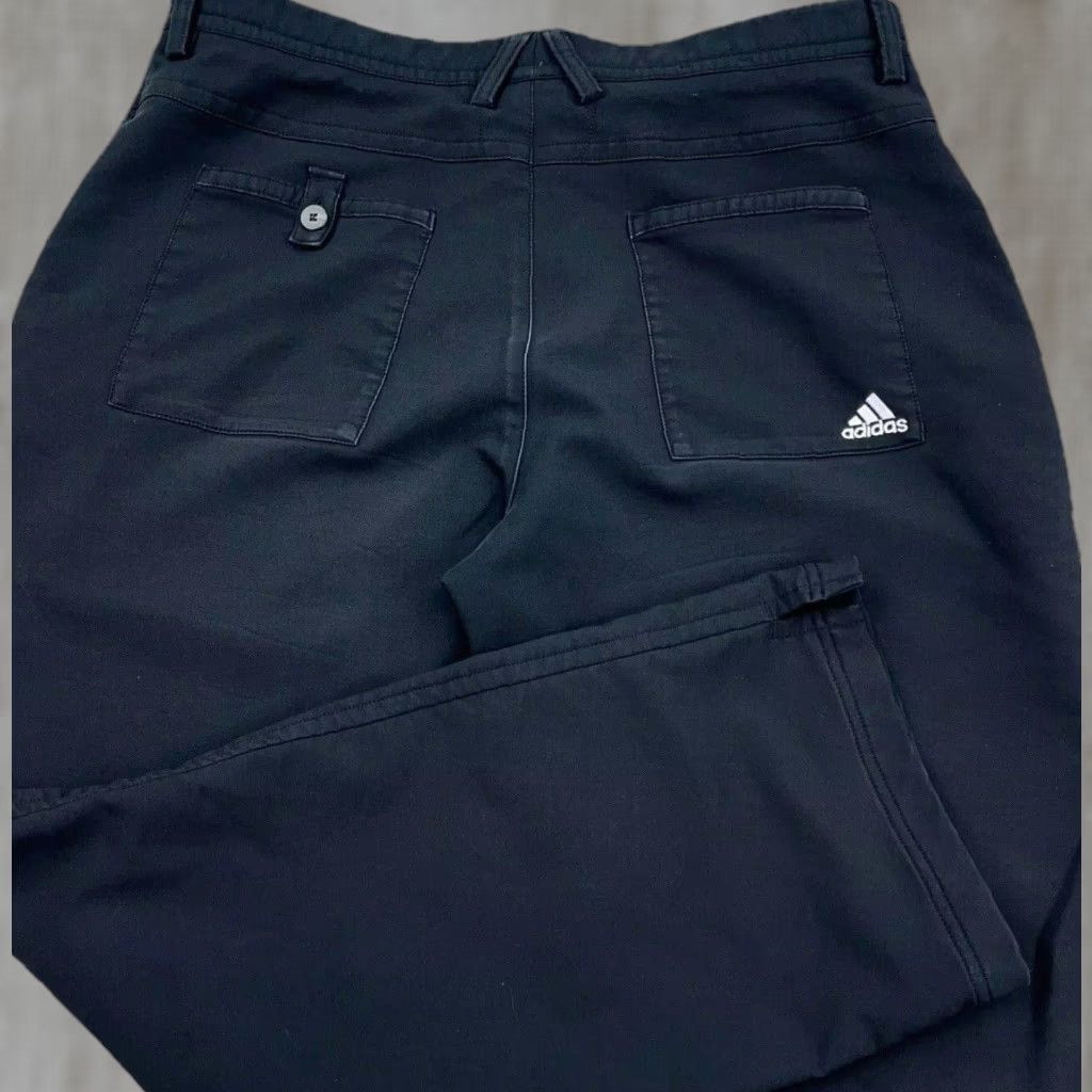 Adidas Adidas Chino Pants Men 34x30 Black Performance Poly Clima Cool Golf Flat Front Size US 34 / EU 50 - 1 Thumbnail