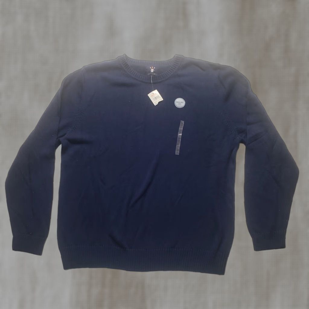 Vintage VINTAGE Ivy Crew Sweater Crew Neck Adult 2XL Navy Blue Knit Pull Over Long Sleeve Men XX L? Size US XXL / EU 58 / 5 - 1 Thumbnail
