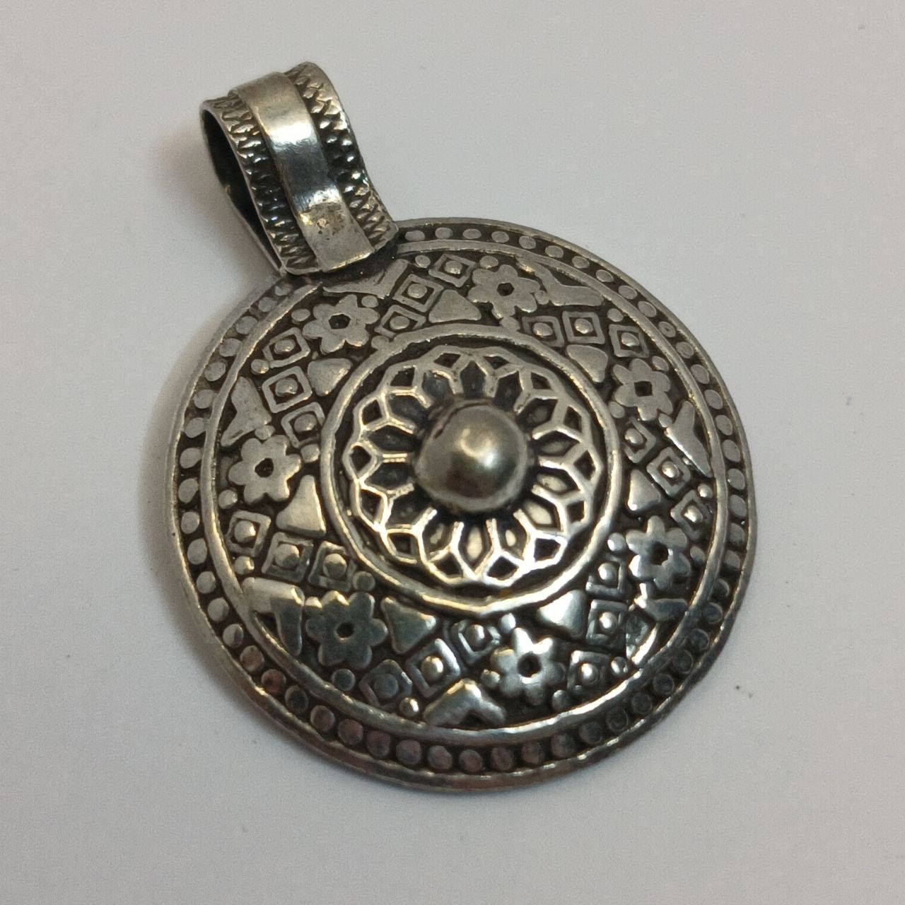 Vintage Vintage Egyptian 800 Silver Handmade Arabic Inscriptions Size ONE SIZE - 7 Thumbnail