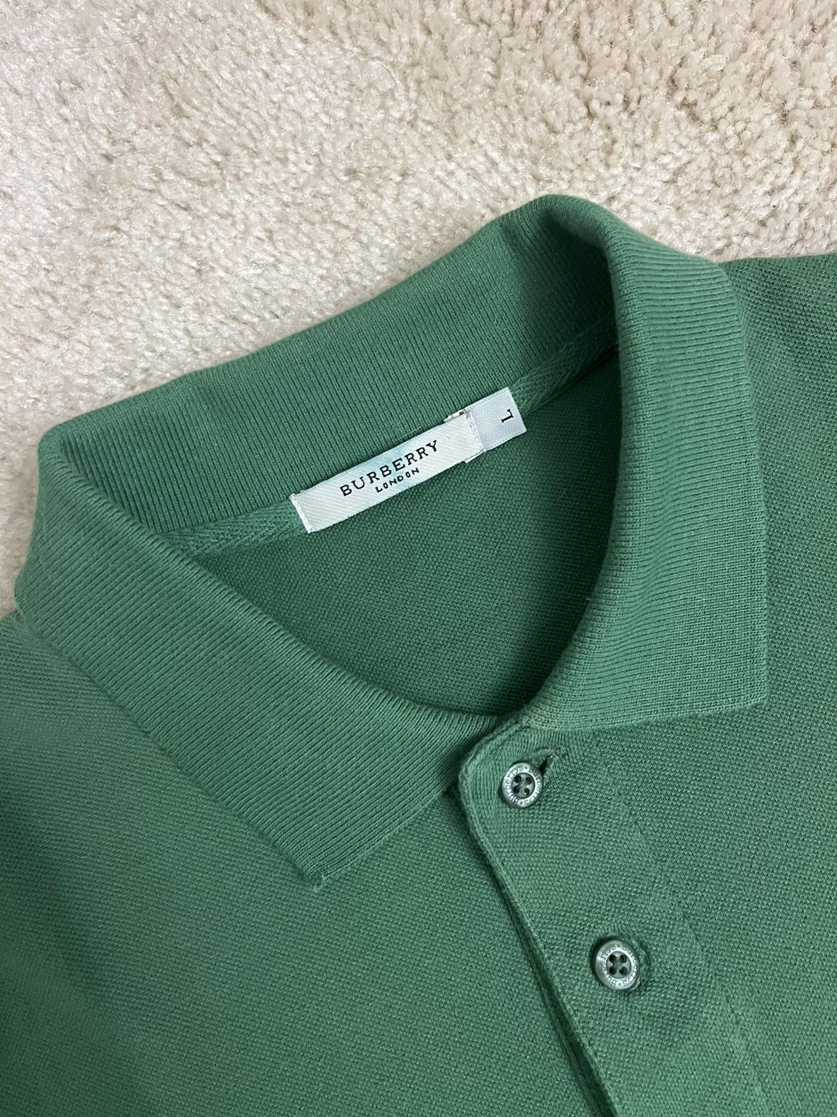 Burberry Burberry Polo Size US L / EU 52-54 / 3 - 3 Thumbnail