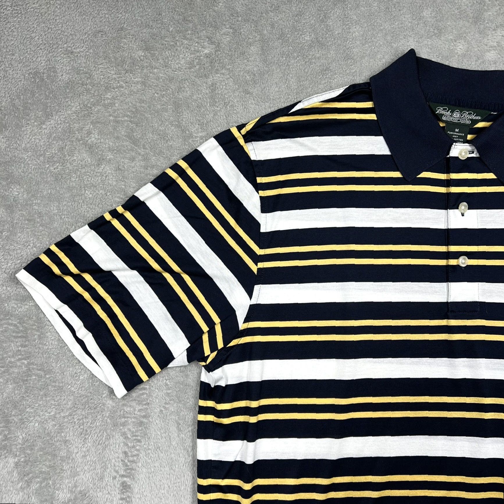 Brooks Brothers Brooks Brothers Performance Polo Men’s Medium Multicolor Striped Blue Shirt Mens Colorful Classic Sports Size US M / EU 48-50 / 2 - 3 Thumbnail