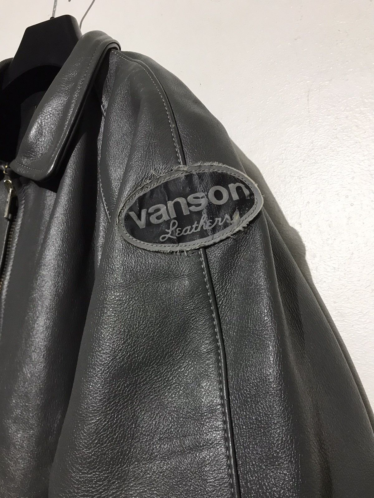 Vanson Leathers VANSON STADIUM JACKET 54 Size US L / EU 52-54 / 3 - 3 Thumbnail