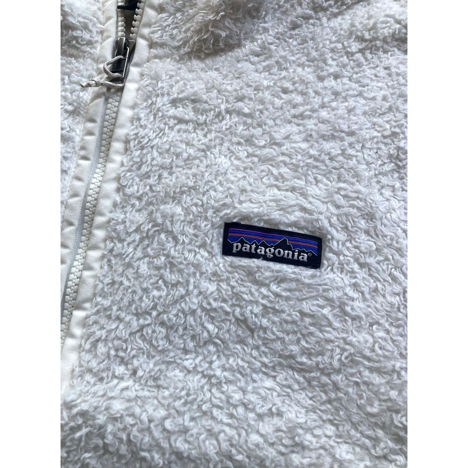 Patagonia Patagonia Fleece Pullover Sweater 1/4 Zip Womens Large White Logo Zipper Mock Neck Regular Size L Size L / US 10 / IT 46 - 5 Thumbnail