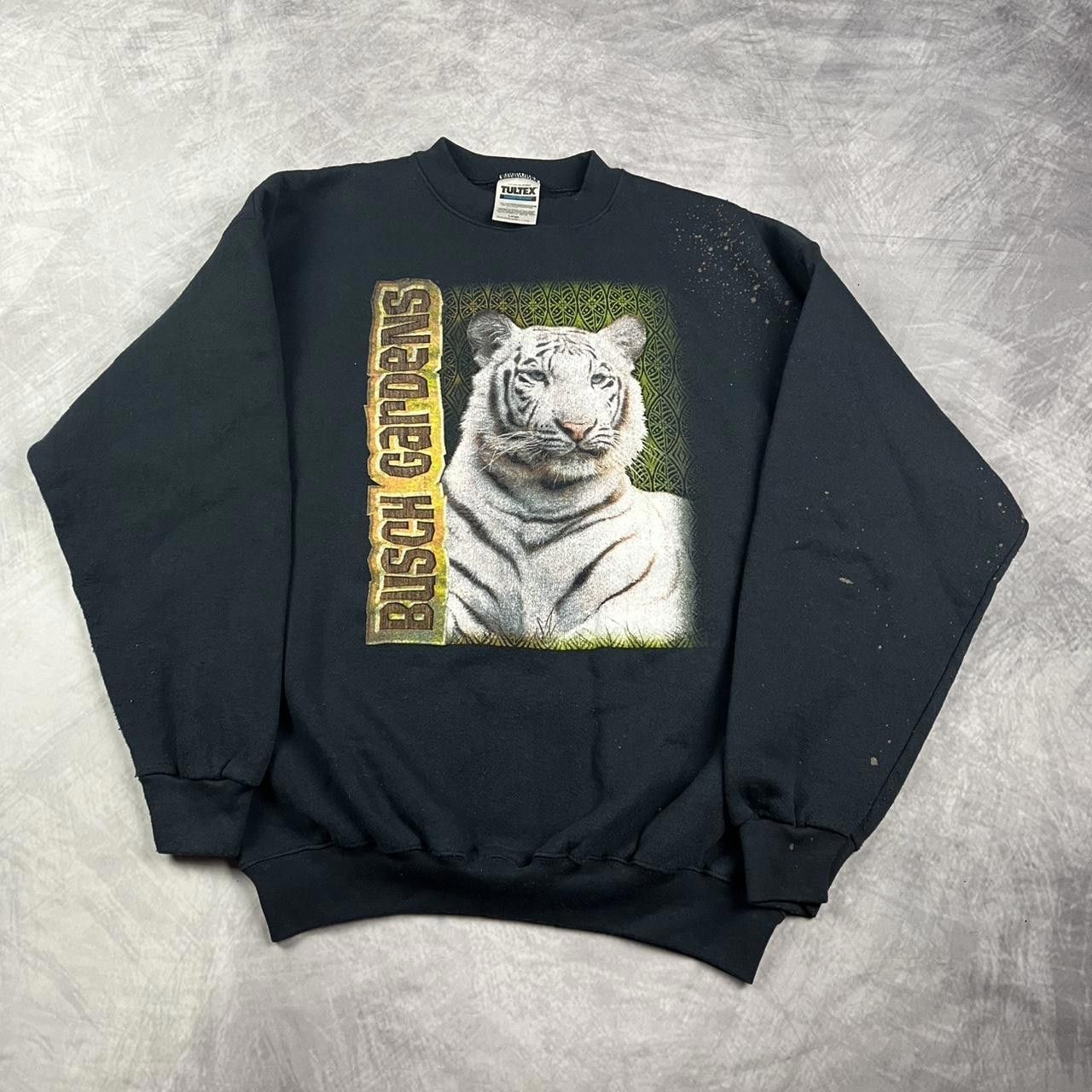 Tultex Vintage tiger crewneck Size US L / EU 52-54 / 3 - 1 Thumbnail