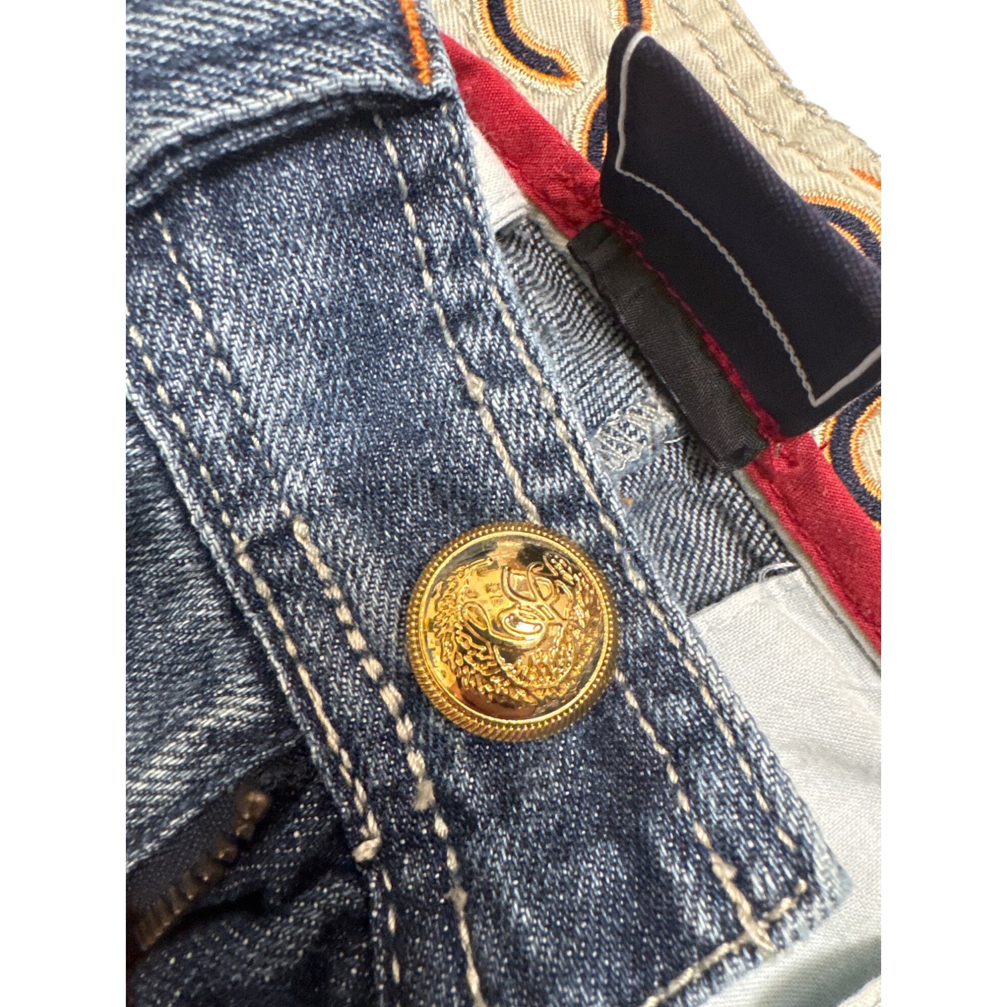 Coogi Coogi Mens Y2K Blue Denim Jeans 34L 34W SKU 7602 Size US 34 / EU 50 - 9 Thumbnail