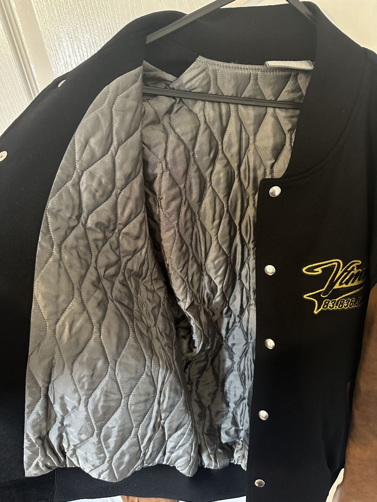 Vetements Vetements Vtmnts Leather Sleeve Wool Bomber Jacket Size US M / EU 48-50 / 2 - 6 Thumbnail