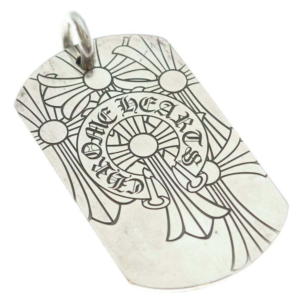 Chrome Hearts Chrome Hearts God Bless Dog Tag Pendant Silver Size ONE SIZE - 5 Thumbnail
