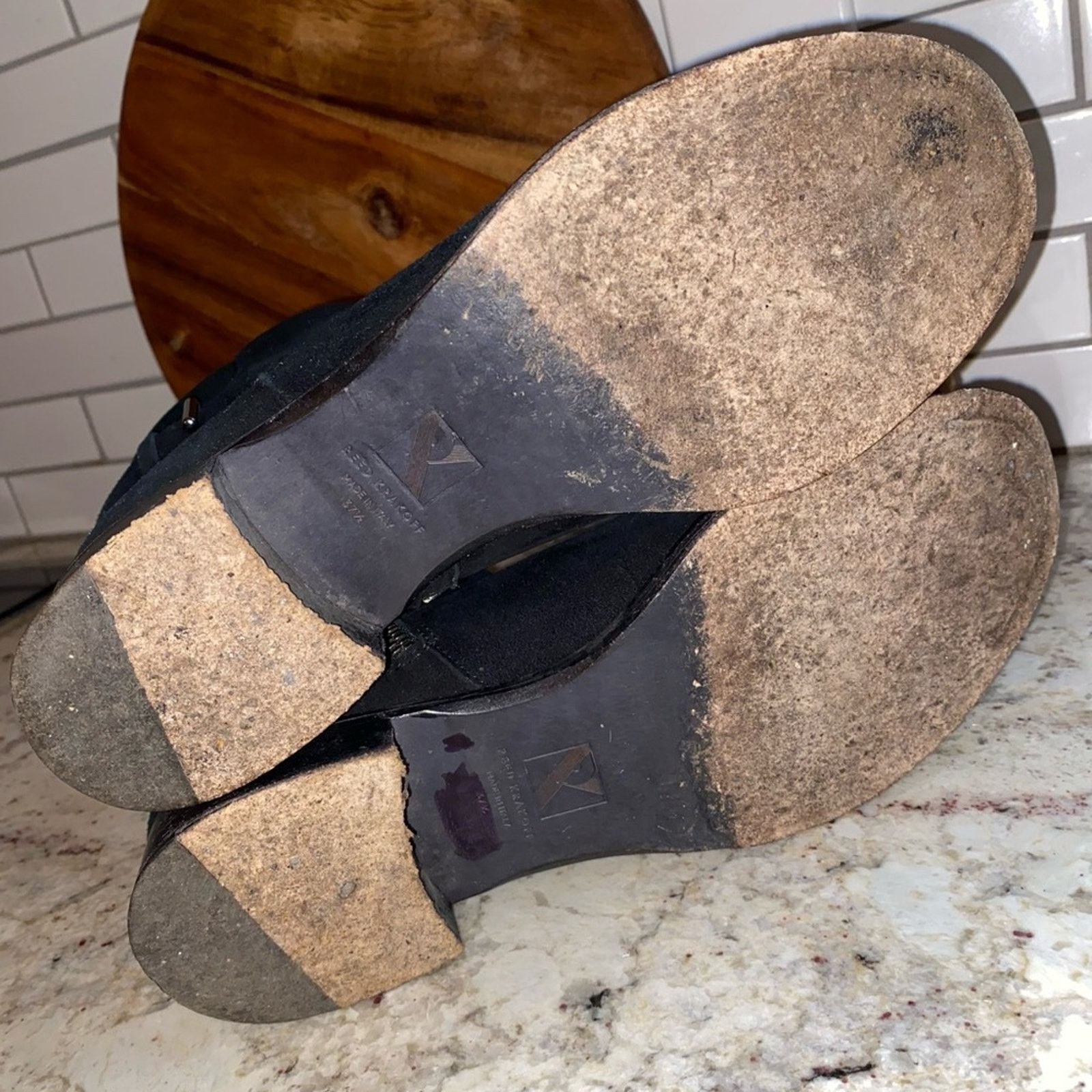 Other REED KRAKOFF $1k Blk Suede Italian Chelsea Boots 37.5 US 7.5 Size US 7.5 / IT 37.5 - 13 Thumbnail