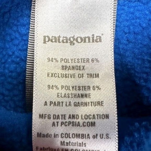 Patagonia Patagonia Shirt Mens Small Blue Fleece Quarter Zip Pullover Long Sleeve Stretch Size US S / EU 44-46 / 1 - 6 Thumbnail