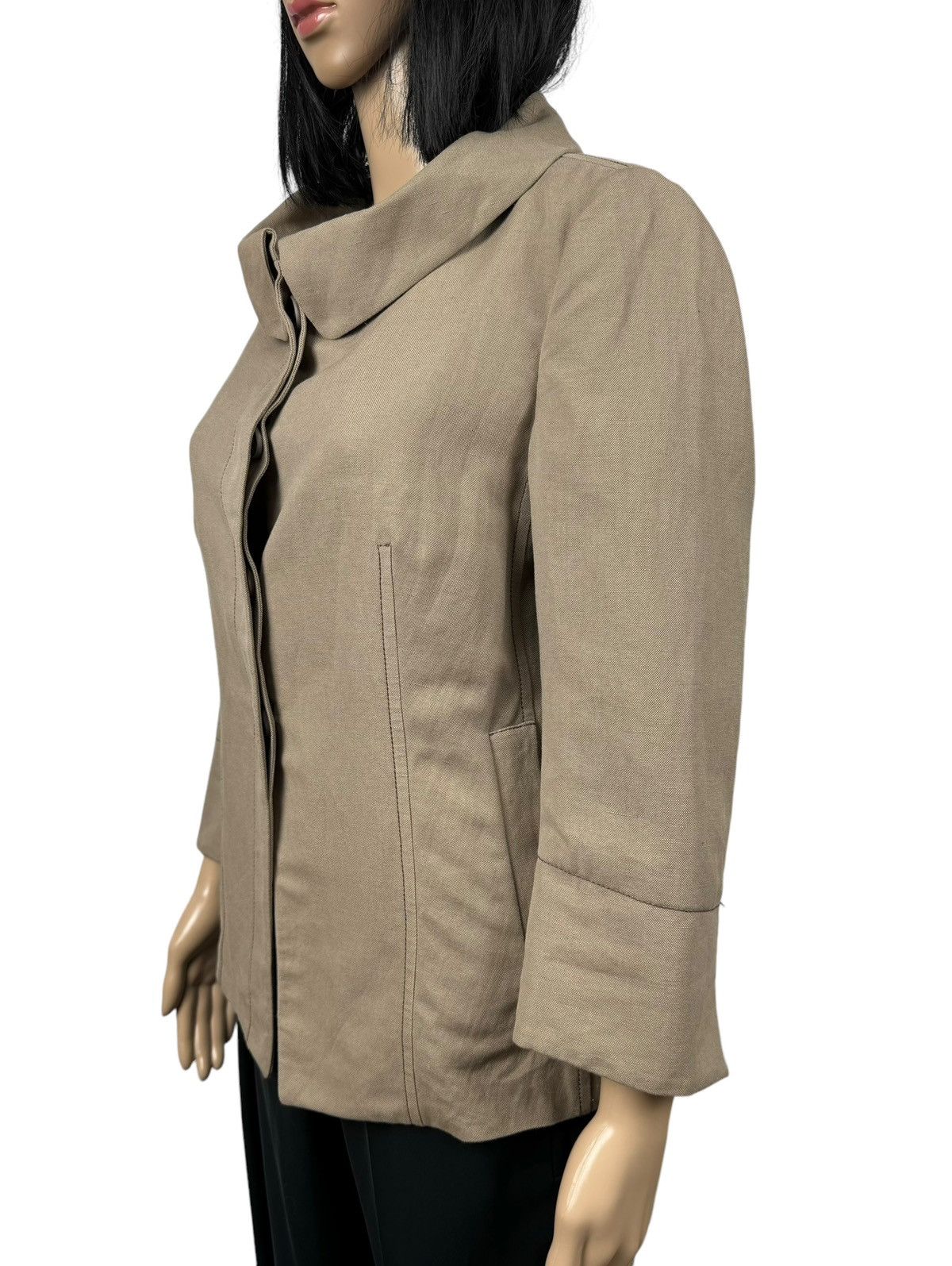 Brunello Cucinelli Brunello Cucinelli Jacket Linen-Cotton 3/4 Sleeve size 44 Size M / US 6-8 / IT 42-44 - 6 Thumbnail