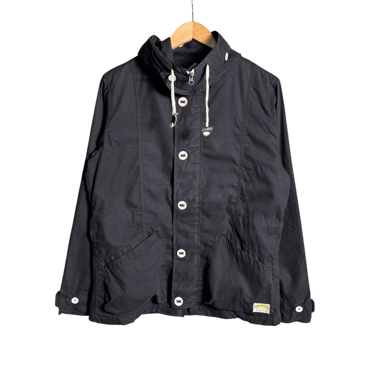 Smith's American Smith’s American Black Hoodie Parka Jacket Size US L / EU 52-54 / 3 - 1 Thumbnail