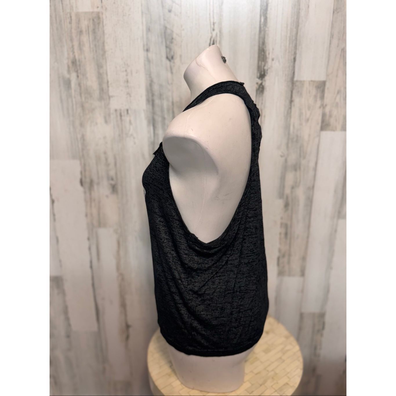 Other Women’s Black Butterfly Racerback Tank Top Size S Boho Graph Size M / US 6-8 / IT 42-44 - 2 Thumbnail