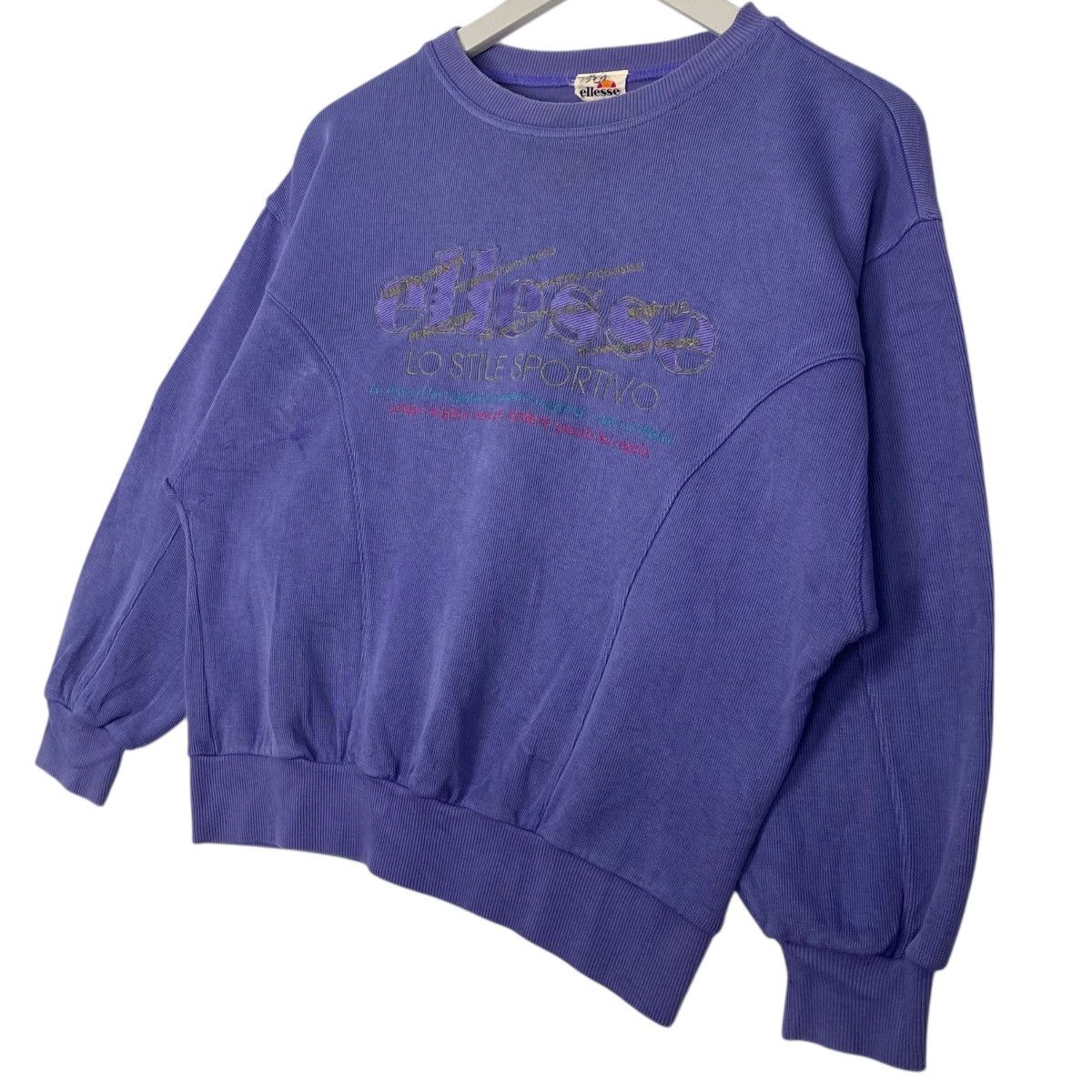 Vintage Vintage Ellesse Big Logo Crewneck Sweatshirt Blue Size S Size US S / EU 44-46 / 1 - 2 Thumbnail