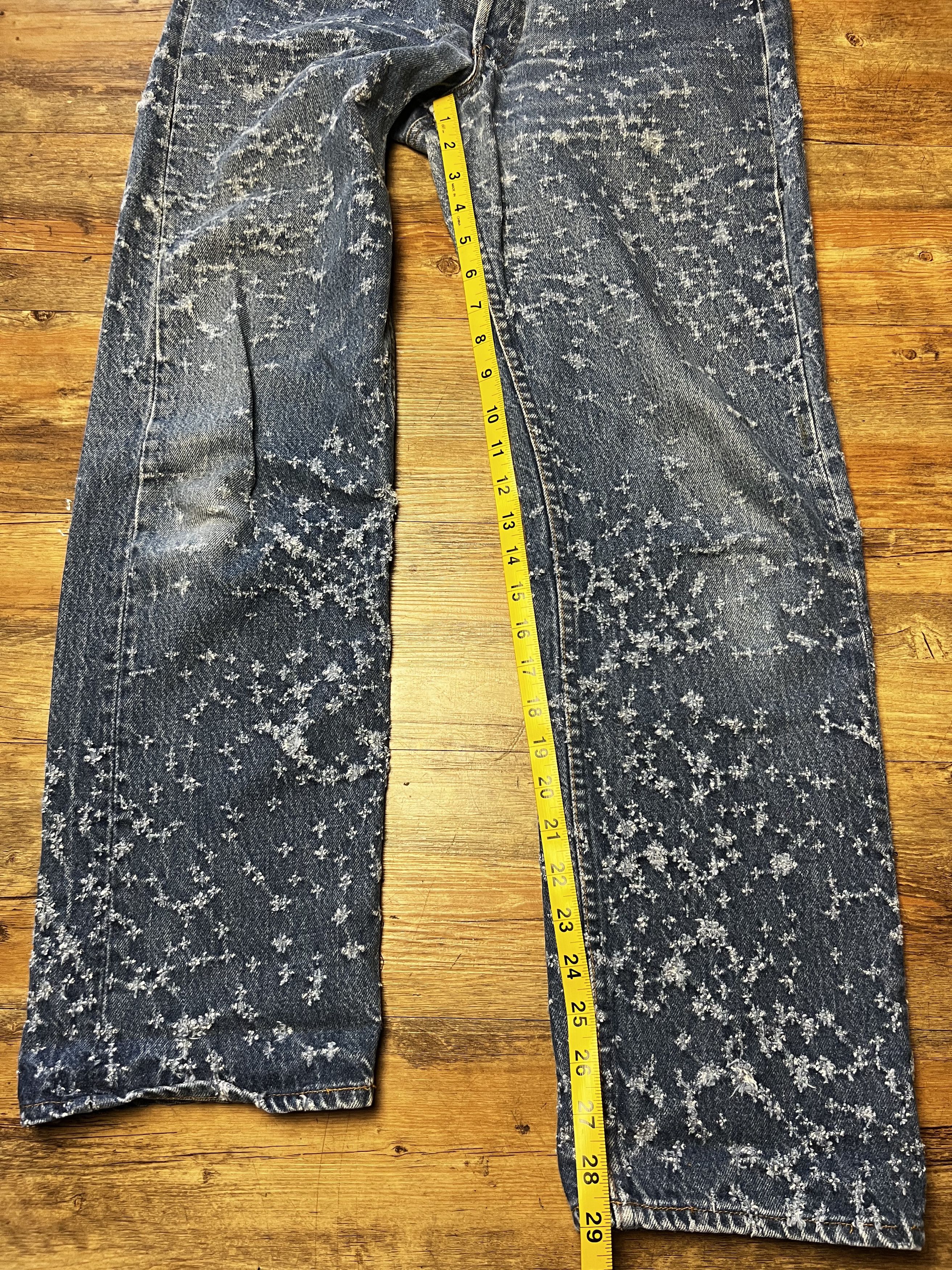 Levi's Vintage Clothing Vintage 501 Levi's Buckshot Denim Blue Jeans Size US 31 - 6 Thumbnail