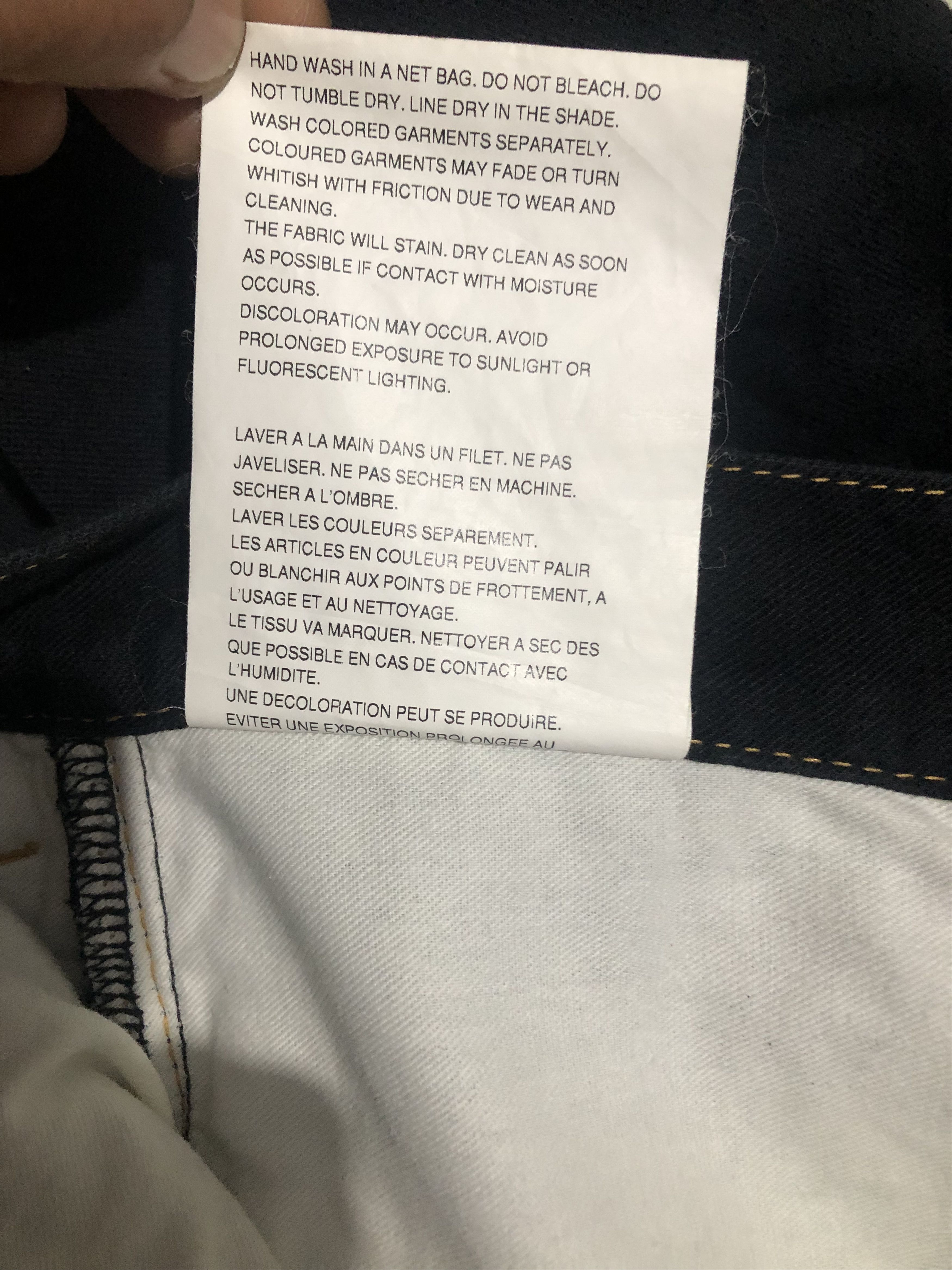 Junya Watanabe Junya Watanabe Comme des Garçons MAN AD2004 Biker Pants Size US 30 / EU 46 - 11 Thumbnail