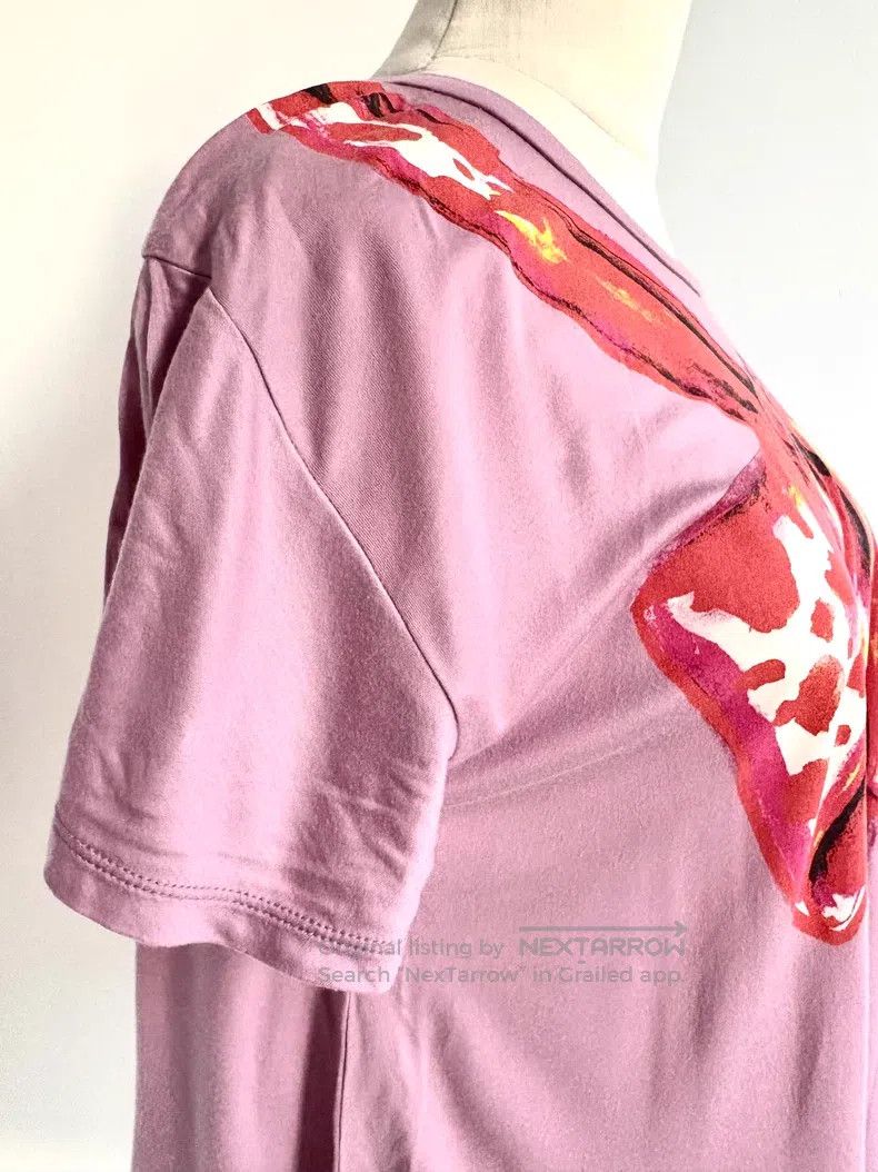 Vivienne Westwood Vivienne Westwood Pink Bow Tie Printed Short-Sleeve T-Shir Size M / US 6-8 / IT 42-44 - 7 Thumbnail