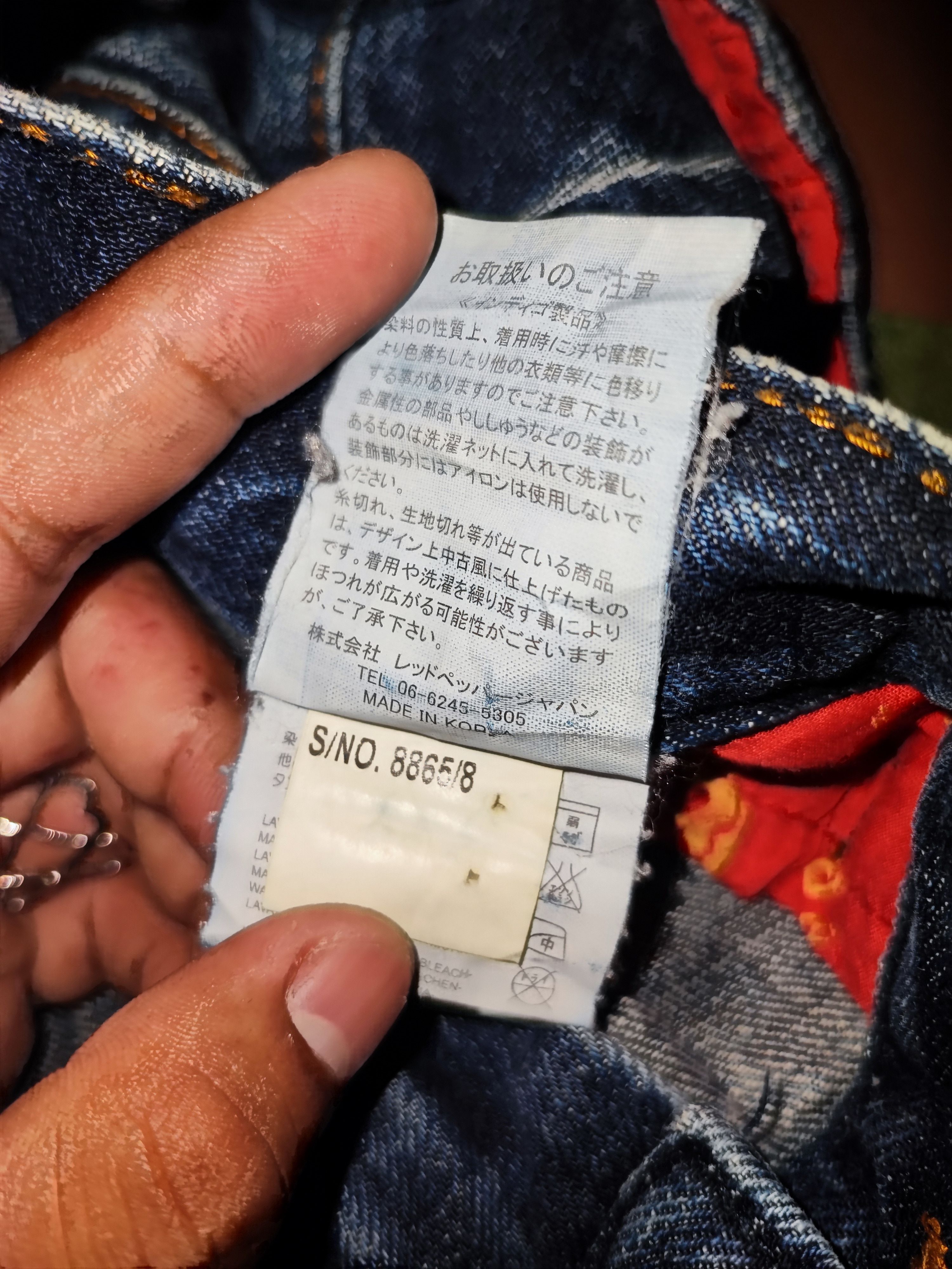 Japanese Brand Redpepper vintage denim Size US 35 - 12 Thumbnail
