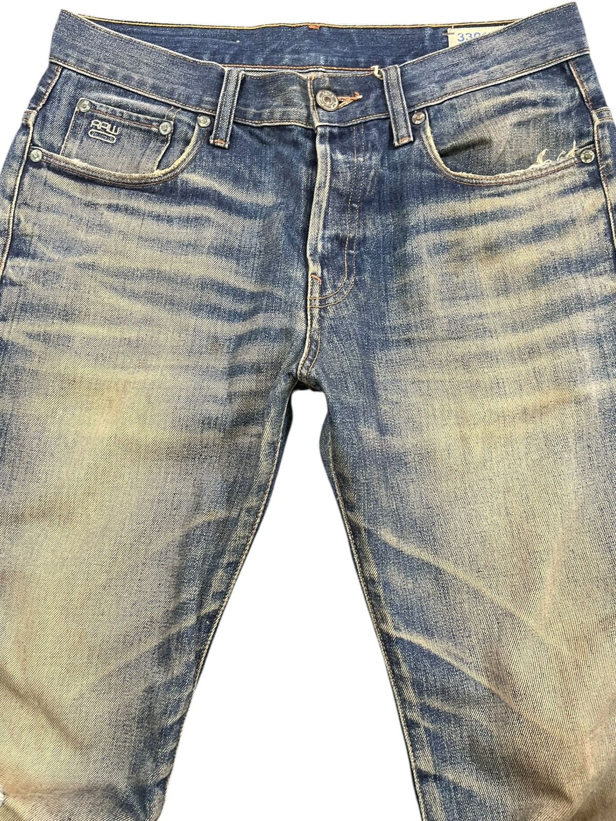 G-Star Vintage G Star Raw Curvy Leg Mudwash Denim Size US 33 - 6 Thumbnail