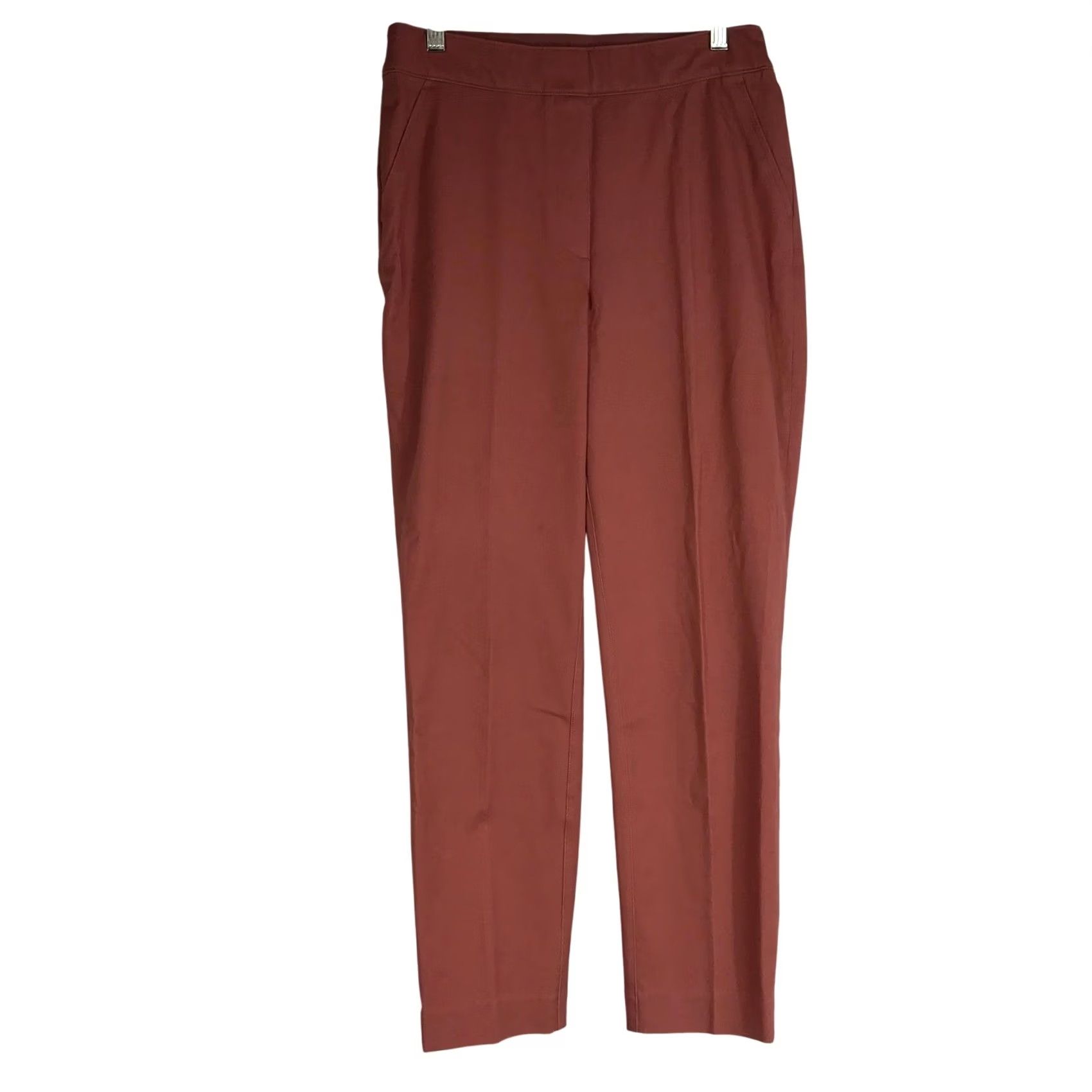 Spanx SPANX Women's Cropped Pants Rose Pink Straight Leg Elastic Waist Size S Size 28" / US 6 / IT 42 - 2 Thumbnail