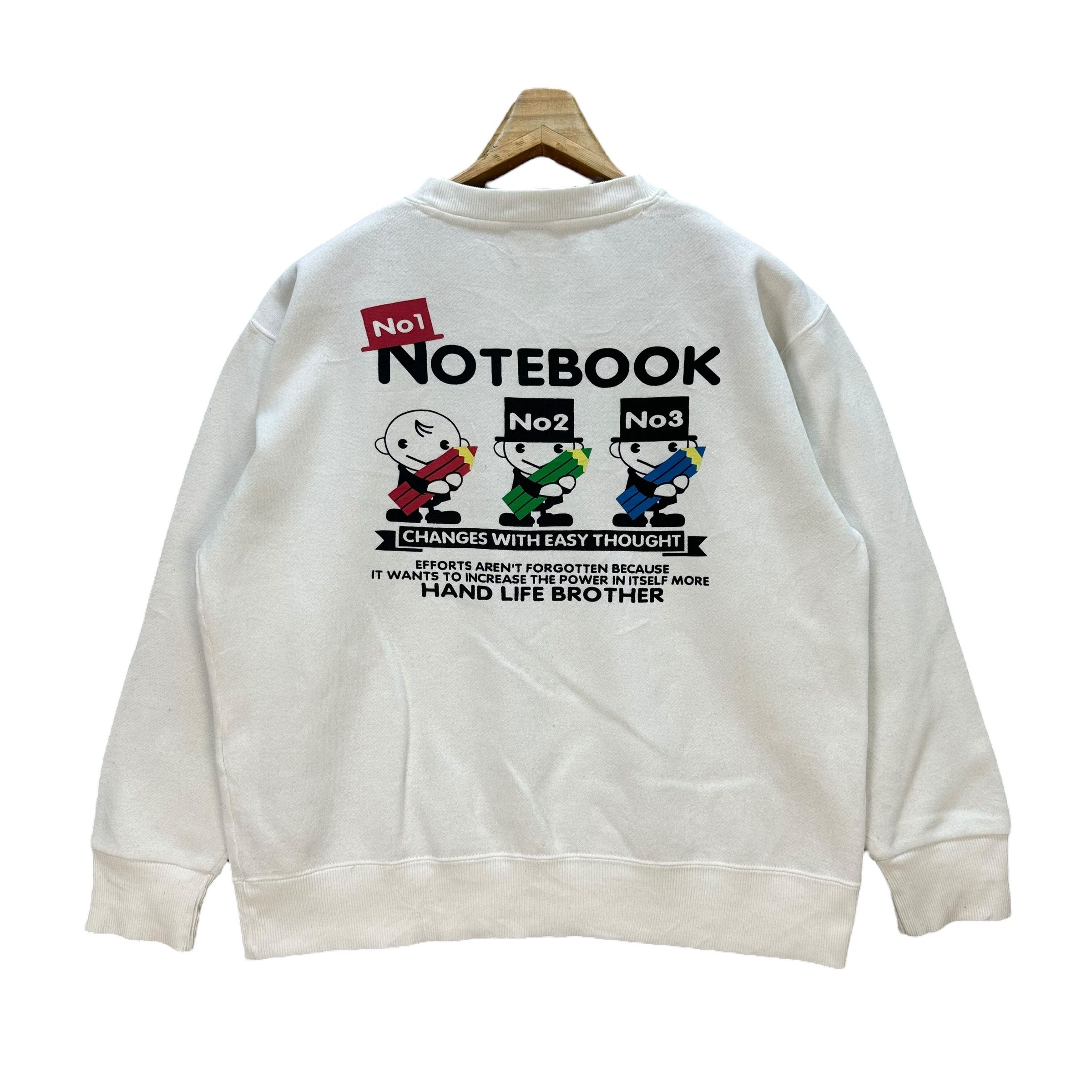 Vintage Breakers Notebook Hand Life Brother Sweatshirts #A2-0040 Size US M / EU 48-50 / 2 - 1 Thumbnail