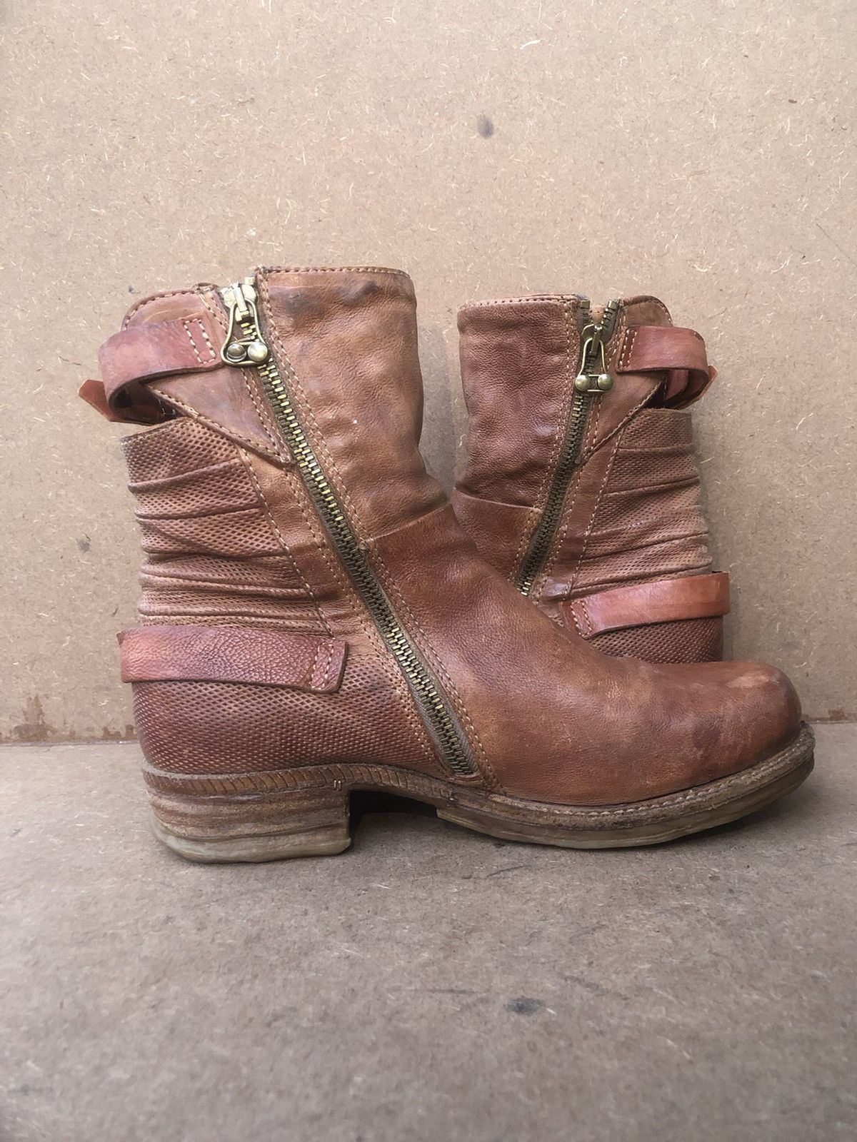 A.S.98 A.S 98 Brown Calfskin Leather Women’s Boots Size 37 Size US 6.5 / IT 36.5 - 7 Thumbnail