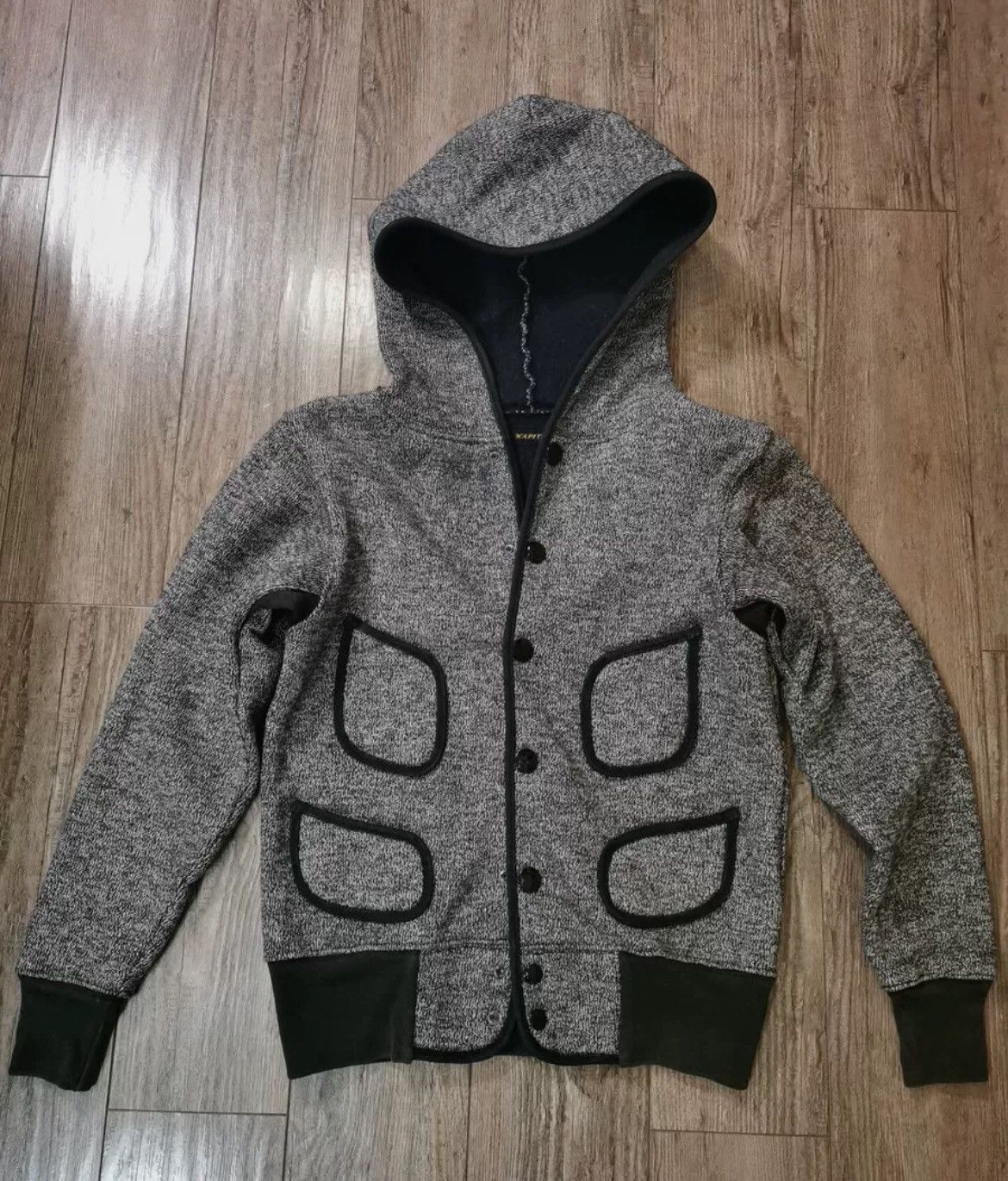 Kapital Kapital Pepper Salt Hoodie Jacket Jacket - DMC Size US S / EU 44-46 / 1 - 1 Thumbnail
