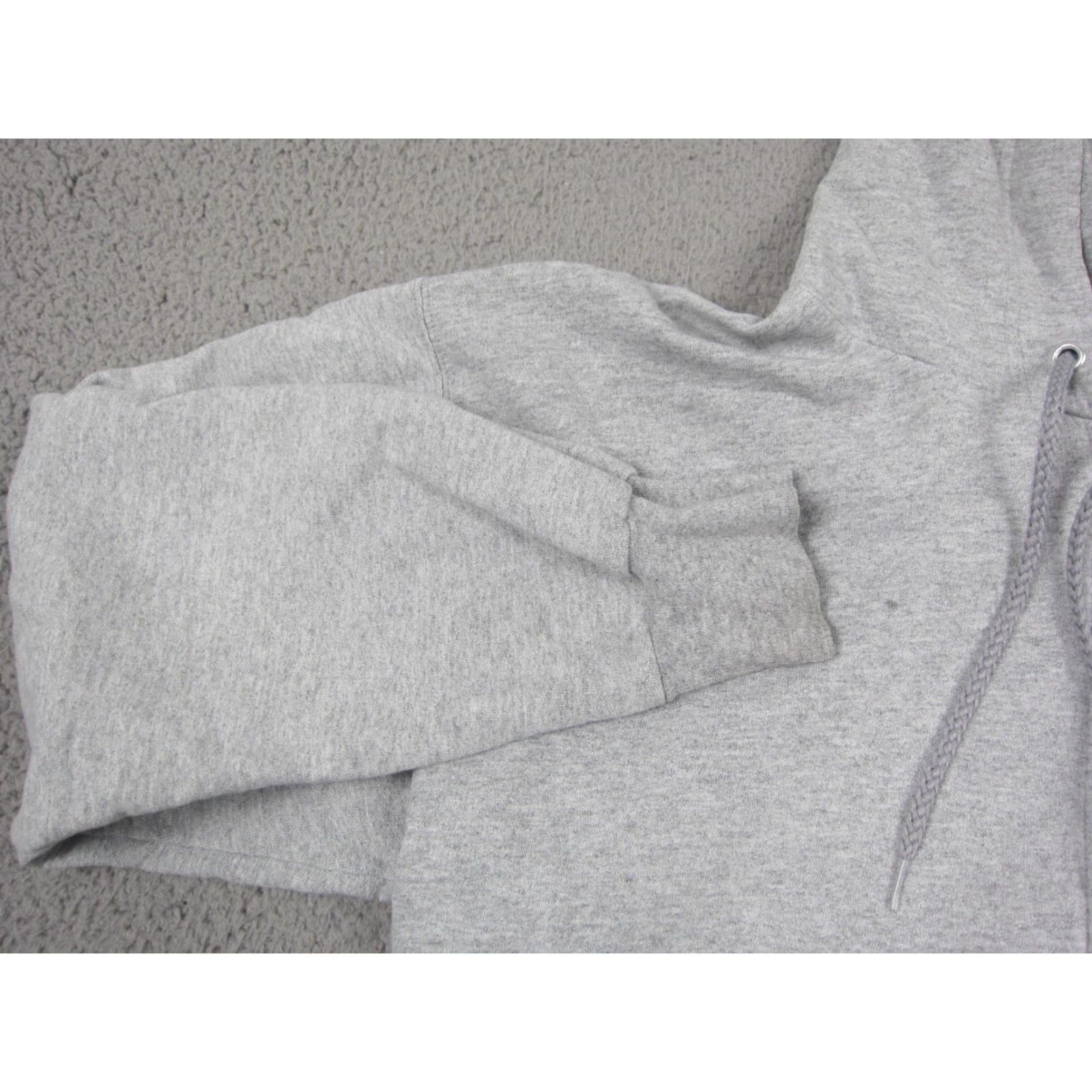 Hanes Vintage Hanes Hoodie Womens M Gray Full Zip Up 90s Cotton Casual Zip Hooded Lightweight Regular Mens Womens Boys Girls Size M / US 6-8 / IT 42-44 - 4 Thumbnail