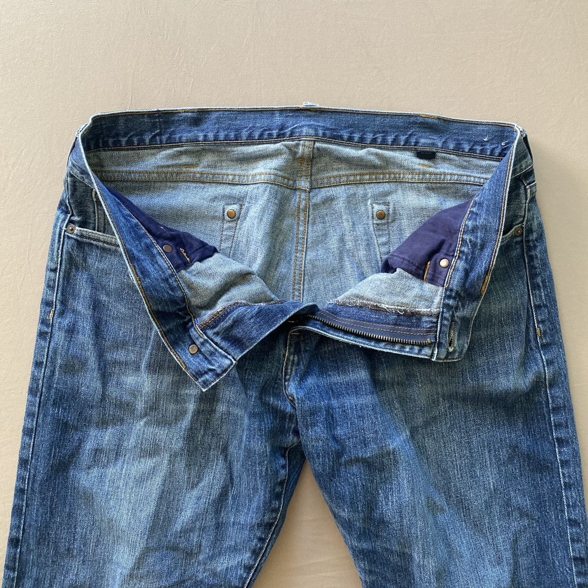 Brooks Brothers Vintage Brooks Brothers Slim Straight Crop Jeans Size US 38 / EU 54 - 4 Thumbnail