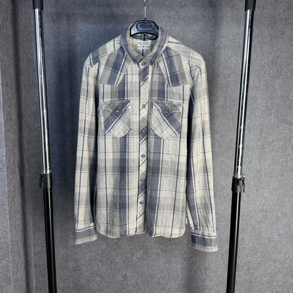 Allsaints Vintage allsaints shirt Checkered pocket y2k Size US M / EU 48-50 / 2 - 1 Thumbnail