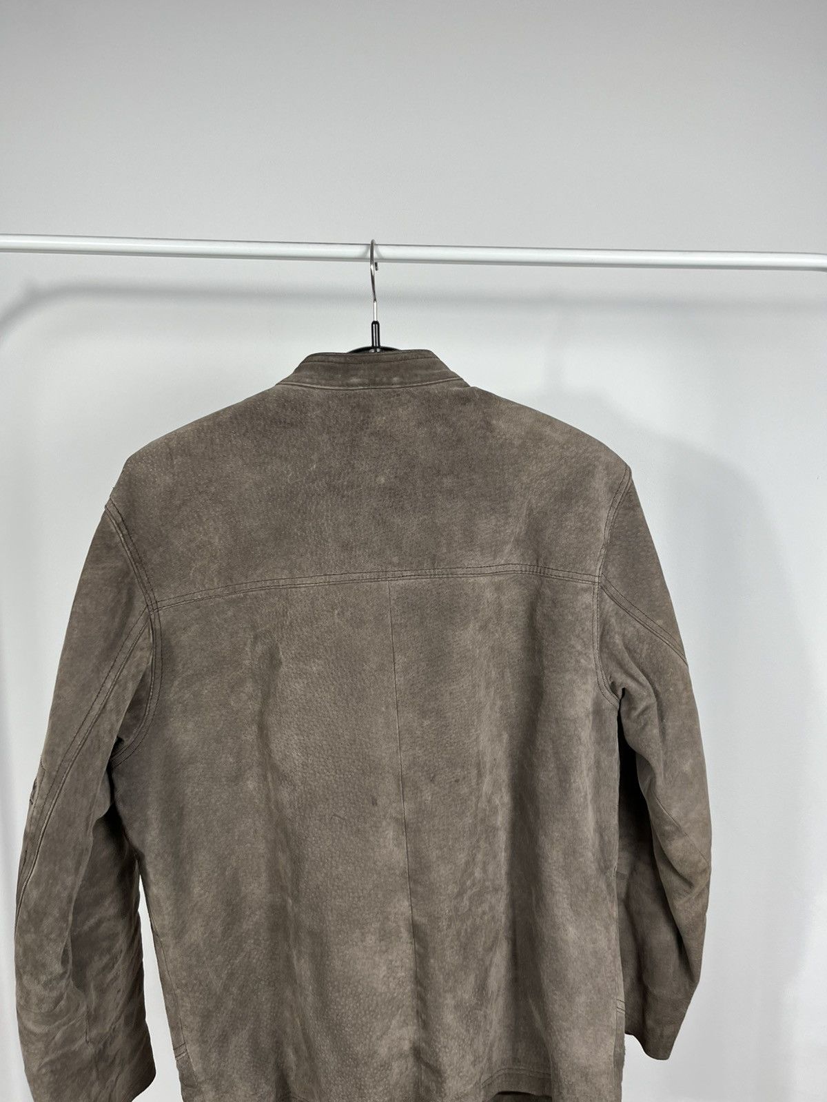 Leather RDX Brown Suede Leather Biker Jacket Racer Moto Men Size M Size US M / EU 48-50 / 2 - 14 Thumbnail