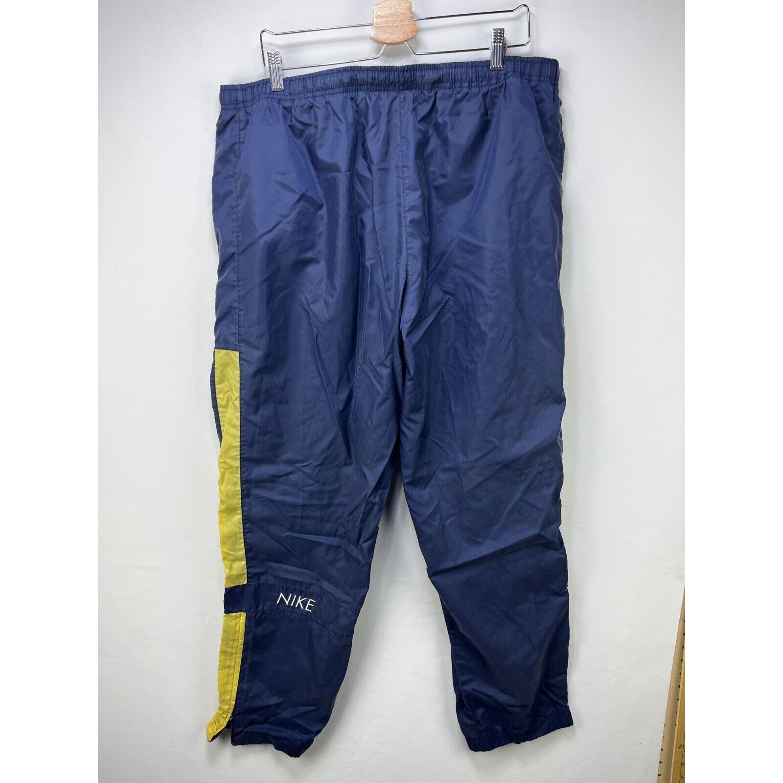 Nike × Vintage Vintage 90s Nike Swoosh Windbreaker Baggy Pants XL Swishy Size US 42 / EU 58 - 7 Thumbnail