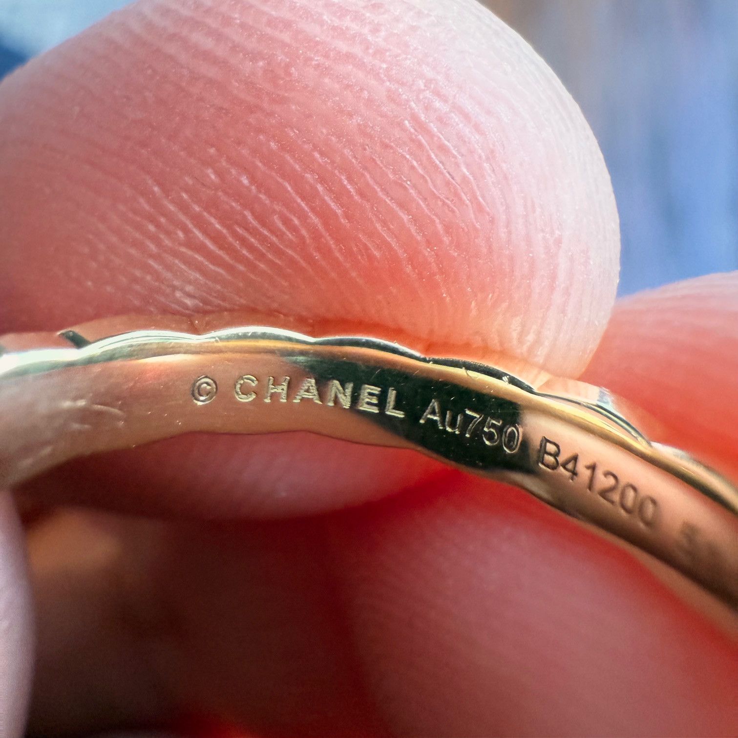 Chanel Chanel Coco Crush Mini Version Yellow Gold Ring Size ONE SIZE - 4 Thumbnail