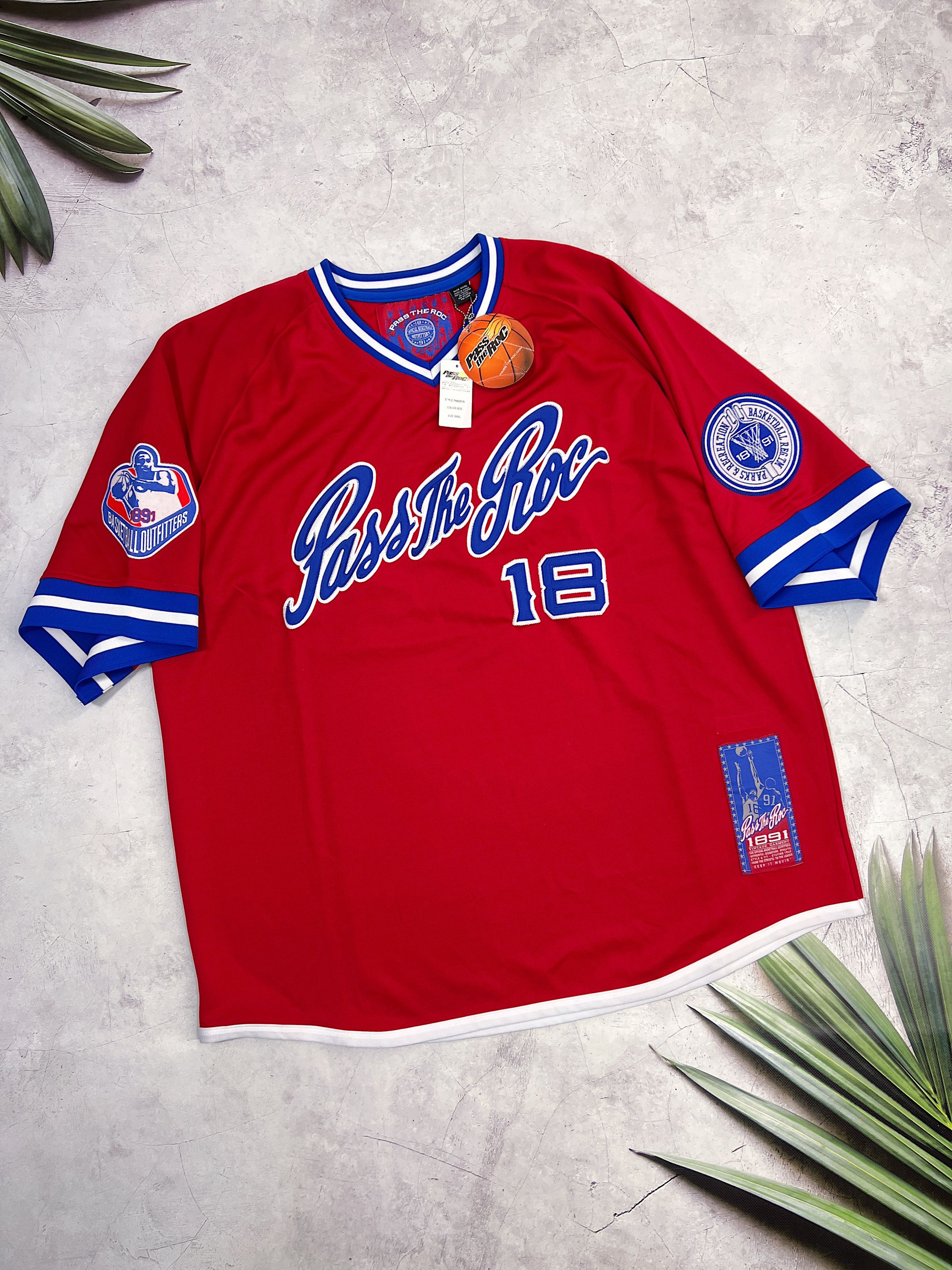 NBA Pass The Roc 1891Basketball Jersey Shirt The Legendary #18 Size US XXL / EU 58 / 5 - 11 Thumbnail