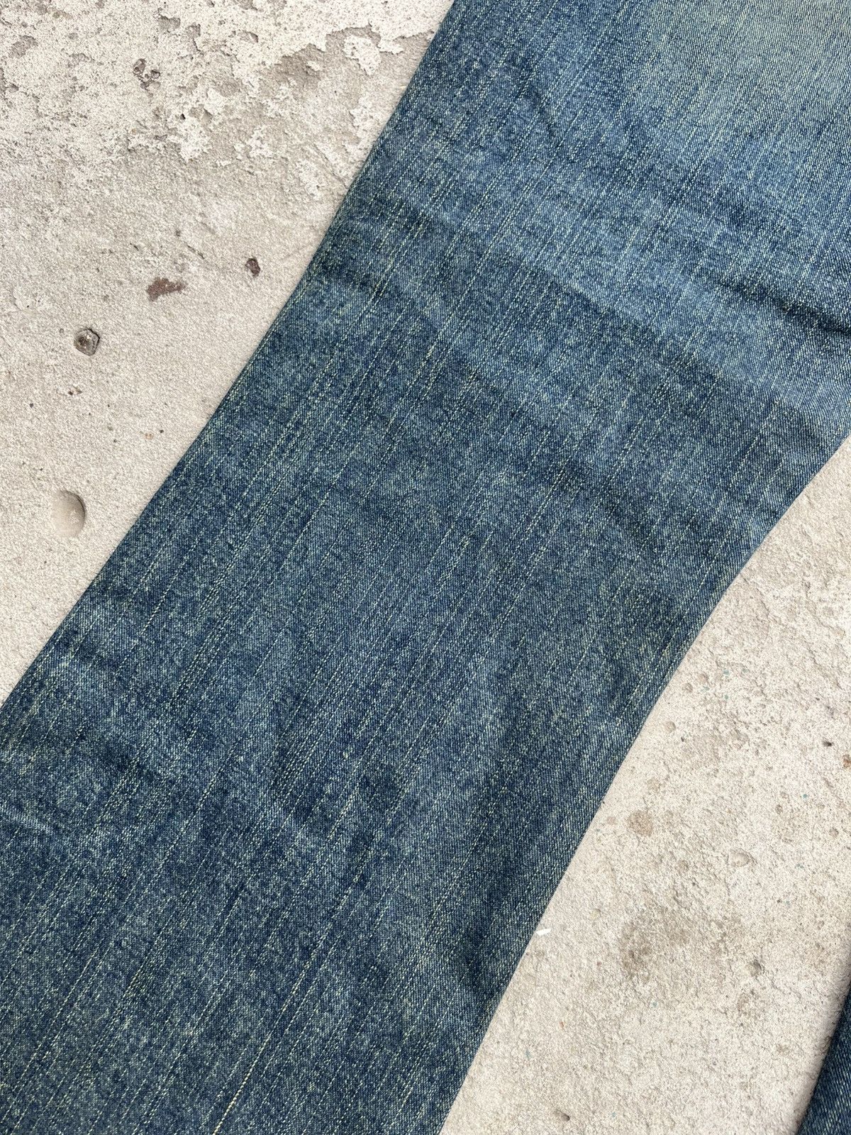 Miss Sixty Flared Miss Sixty Dirty Faded Denim Pants Jeans Y2K Japanese Size 32" / US 10 / IT 46 - 16 Thumbnail