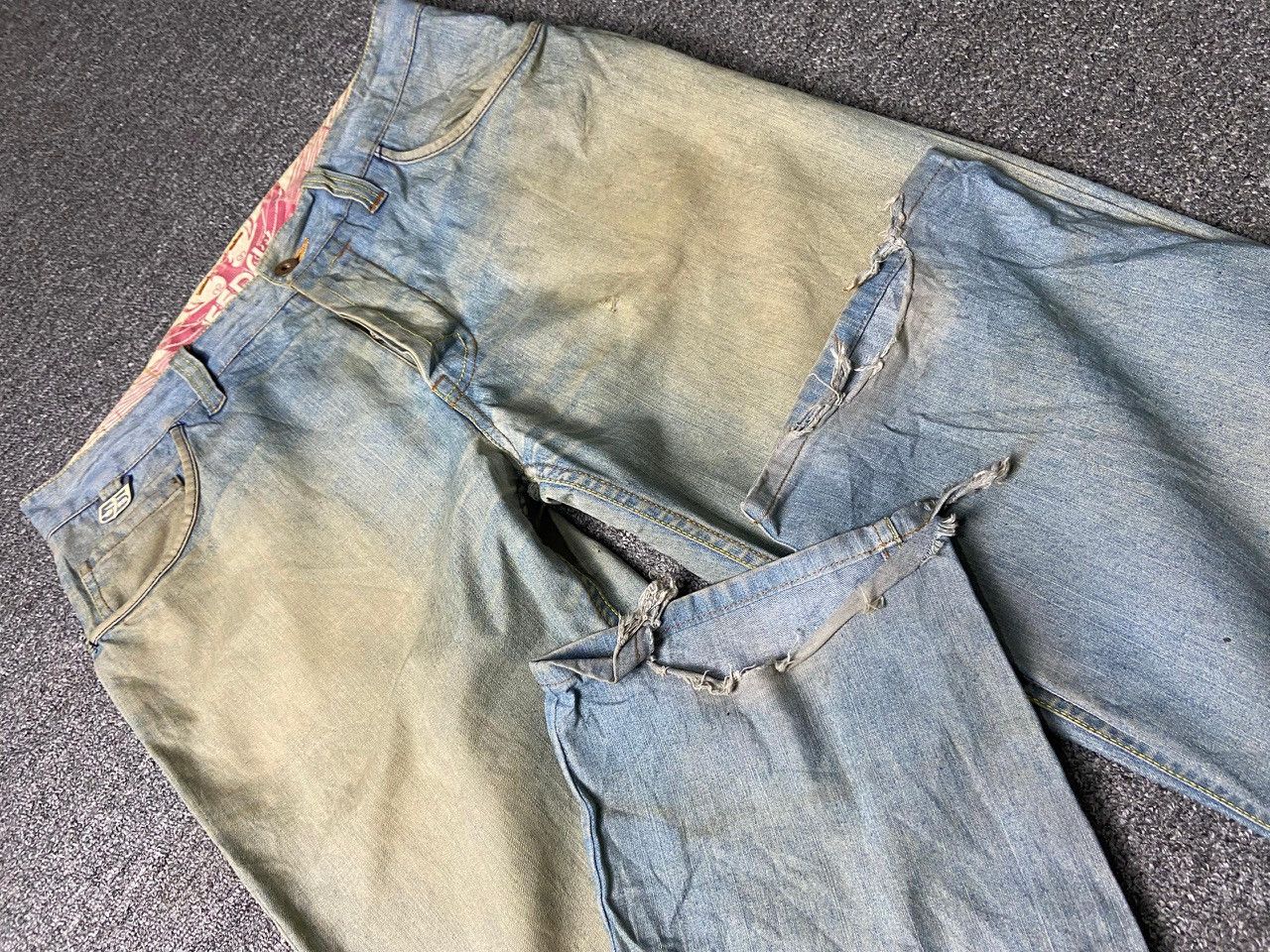 55DSL × Japanese Brand × Vintage Vintage 55DSL Relaxed Fit Cut Denim Jeans (131) Size US 34 / EU 50 - 10 Thumbnail