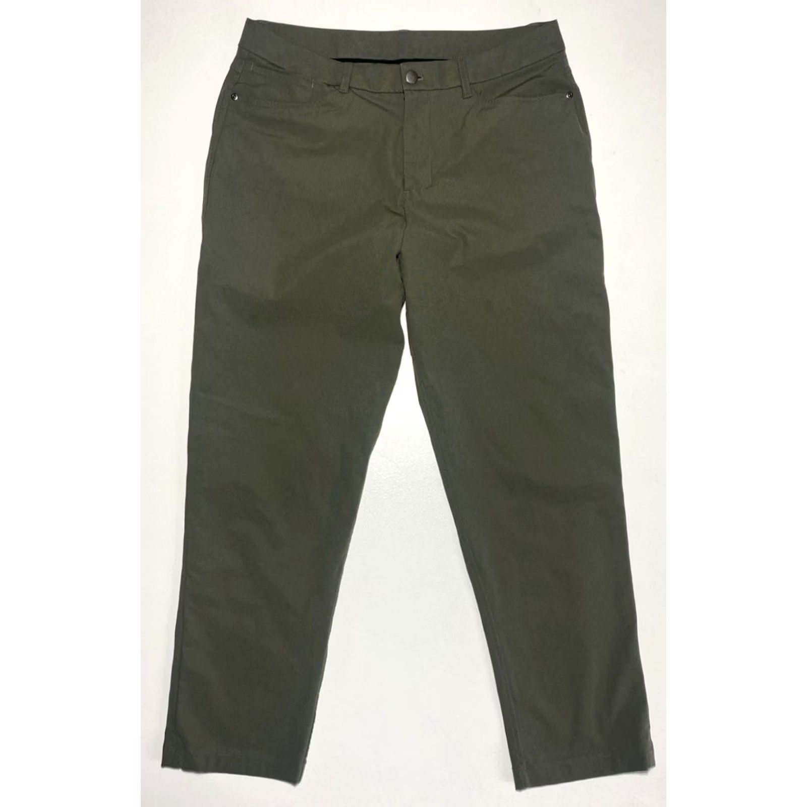 Lululemon Lululemon ABC 5-Pocket Pants Warpstreme LM5AXSS Green 34 Men’s Casual Chino Straight Pant Fathers Day, City, Preppy Size US 34 / EU 50 - 2 Thumbnail