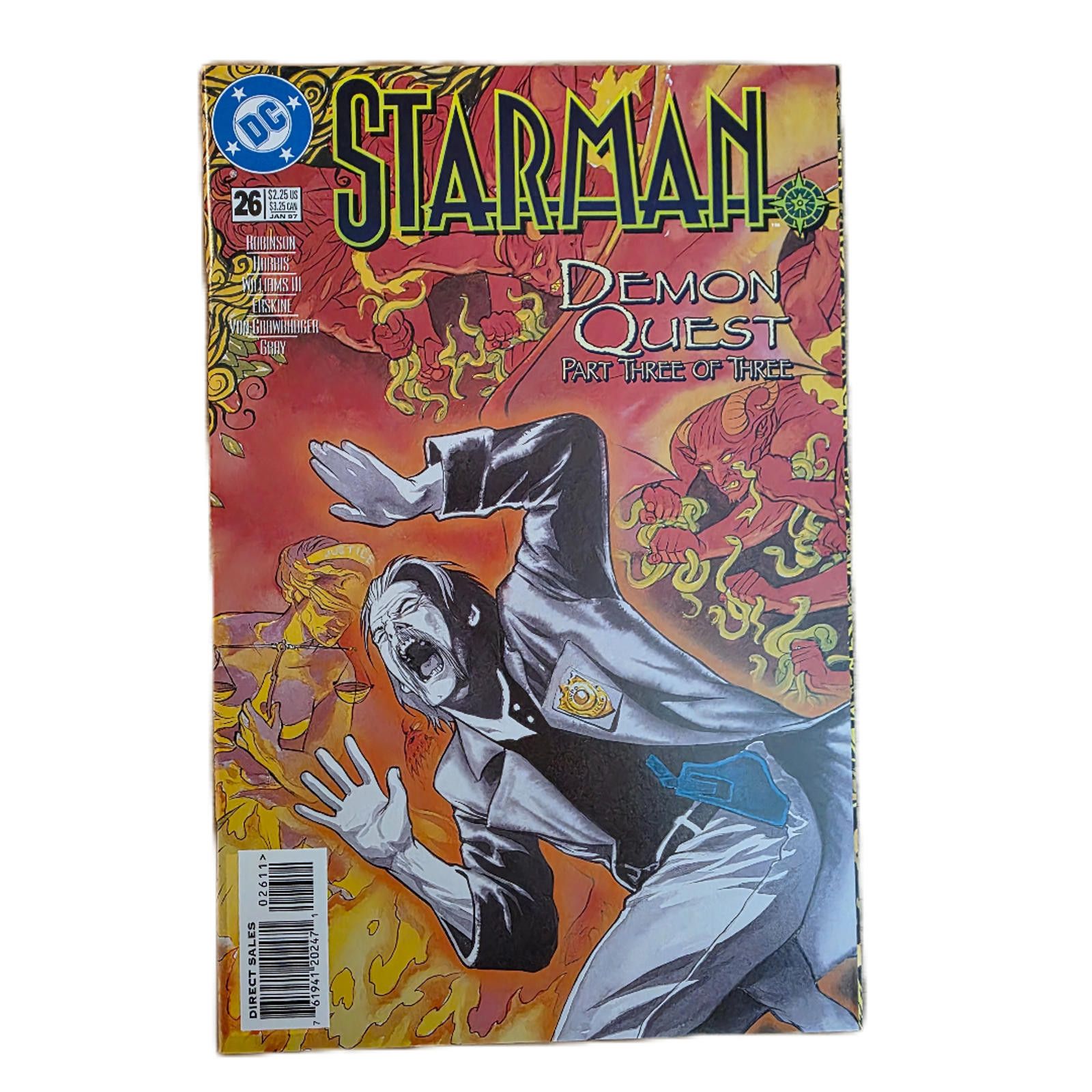 DC Comics Starman Vol 2 #26 NM 1996 DC To Hell And Back Comic (C) Size ONE SIZE - 1 Thumbnail