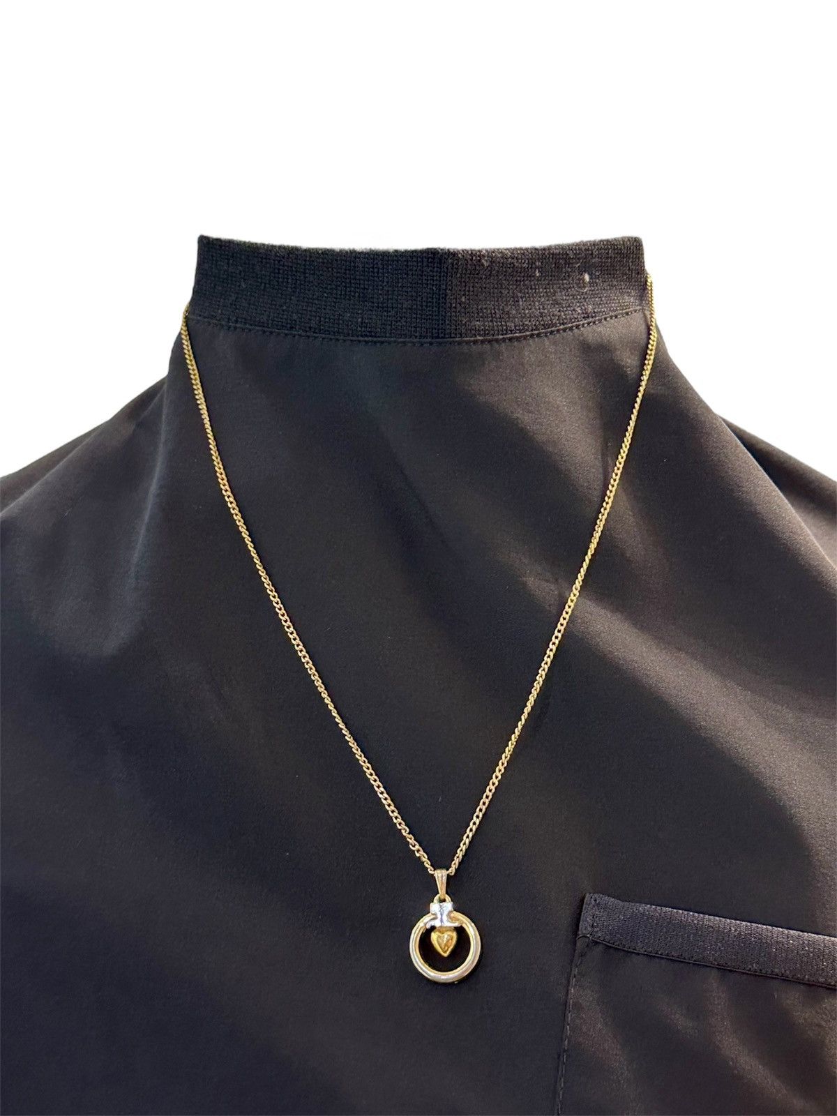 Courreges 1990 - Courreges France Iconic Gold Necklace Size ONE SIZE - 1 Thumbnail