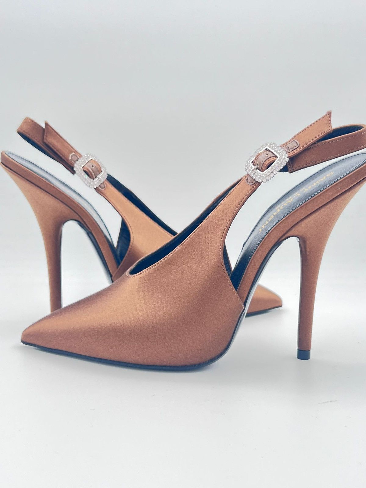 Saint Laurent Paris New Saint Laurent Yasmeen Pump Sandals IT 38/ US 8 Size US 8 / IT 38 - 1 Thumbnail