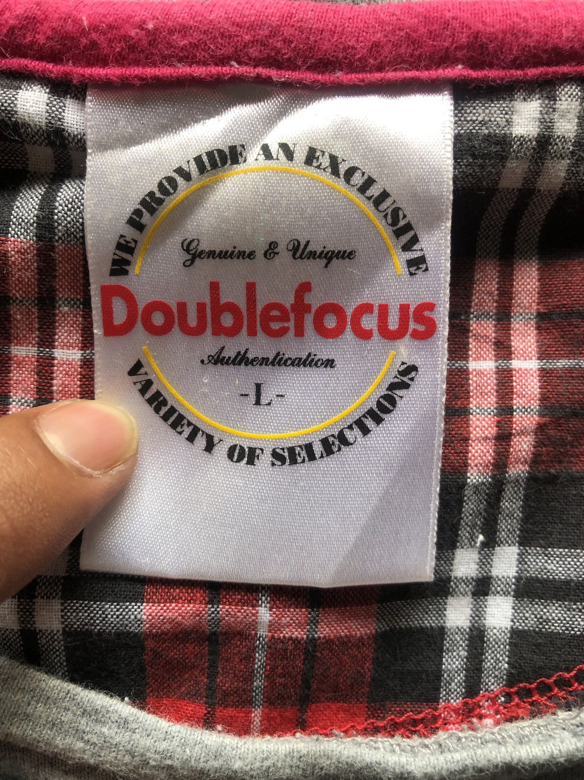Hysteric Glamour japanese DoubleFocus Poem Double Layer Rock Pun LGB Style Size US L / EU 52-54 / 3 - 5 Thumbnail