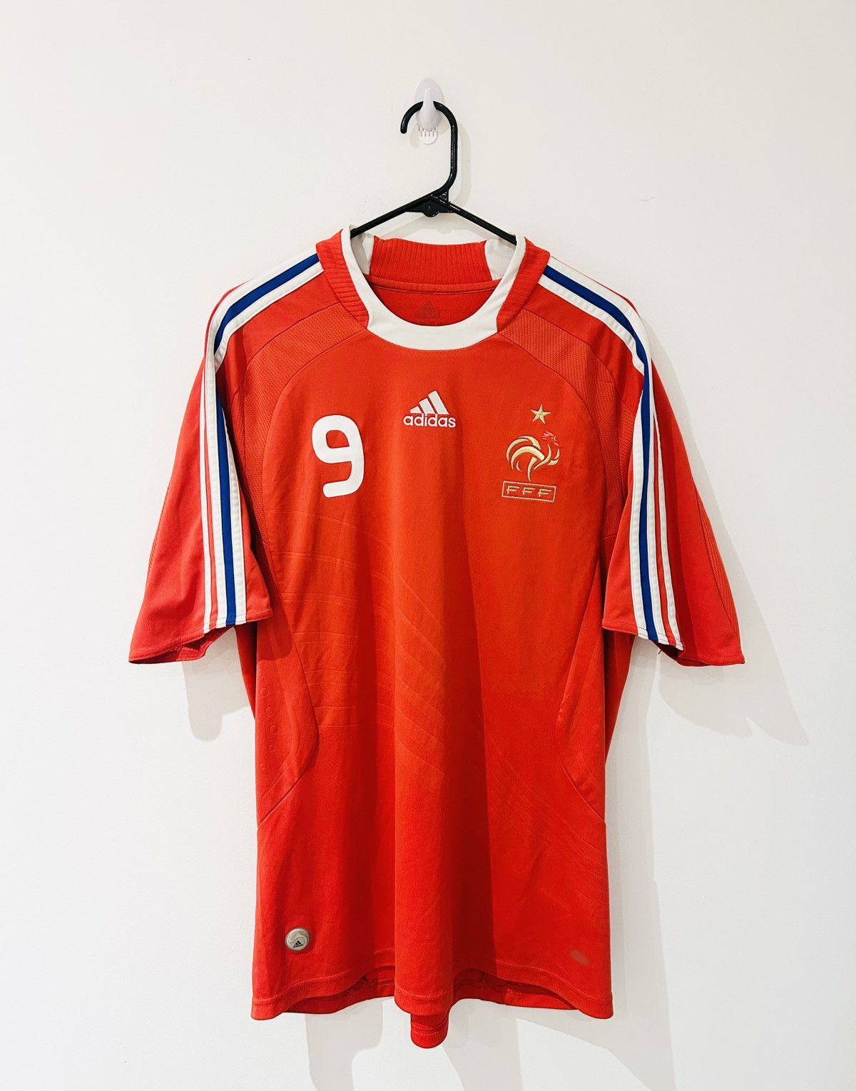 Adidas France 2008 away benzema Size US L / EU 52-54 / 3 - 1 Thumbnail
