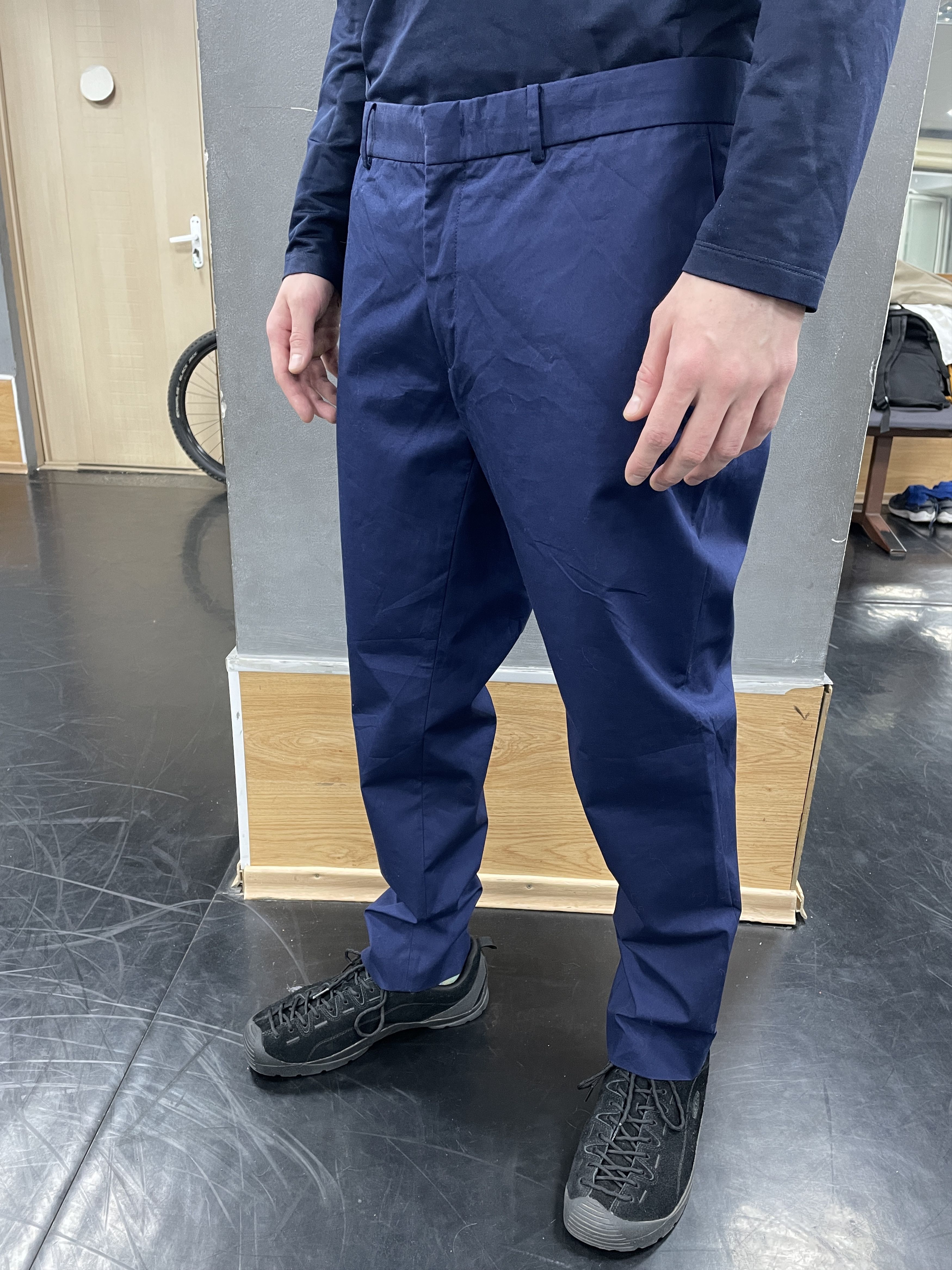 Designer × Moncler Moncler Pantalone Sportivo Dress Pants Blue 54 XL Size US 38 / EU 54 - 2 Thumbnail