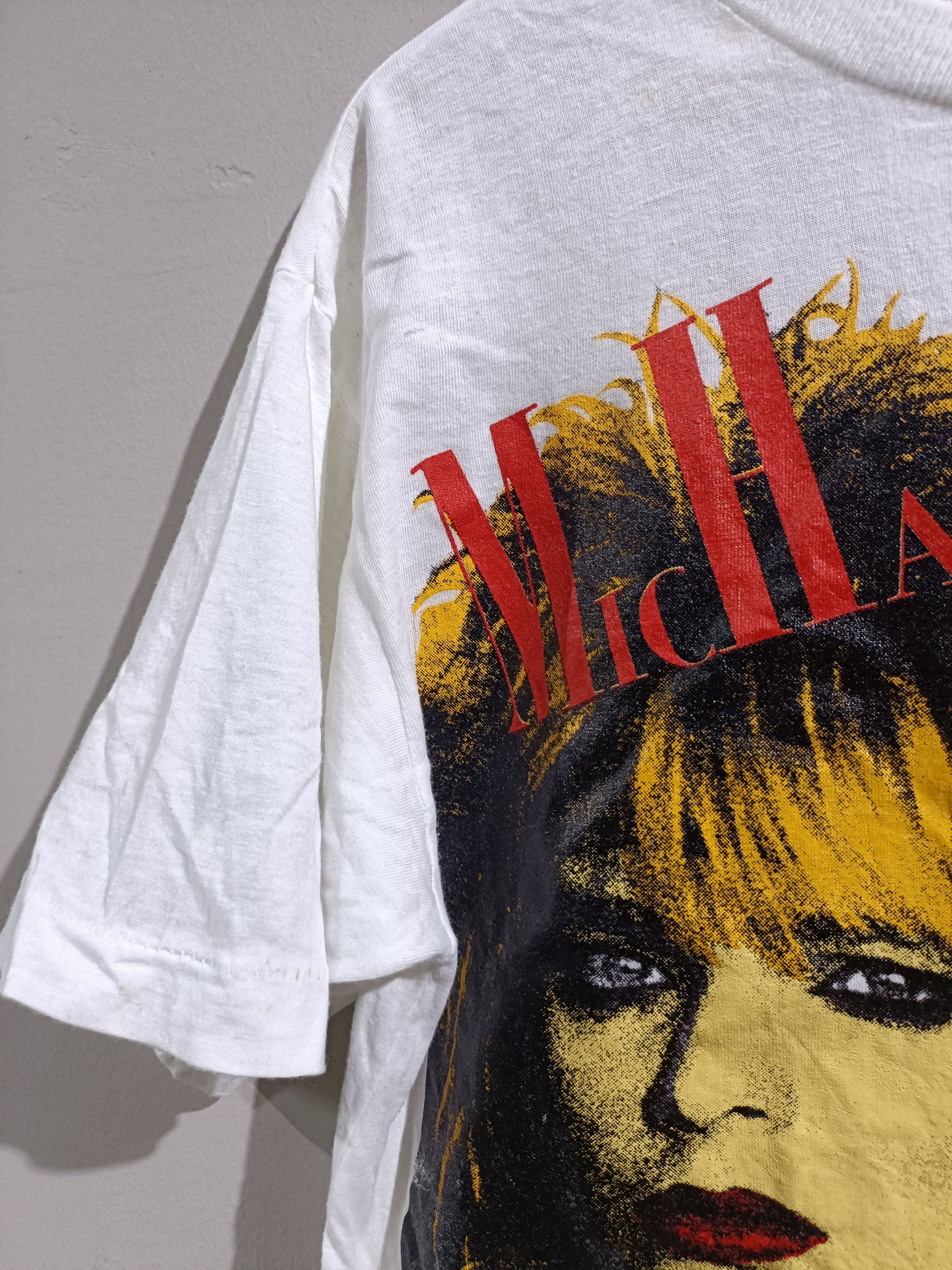 Band Tees × Vintage Vintage 80s Michael Monroe Hanoi Rock Glam Rock Shirt Promo Size US M / EU 48-50 / 2 - 3 Thumbnail