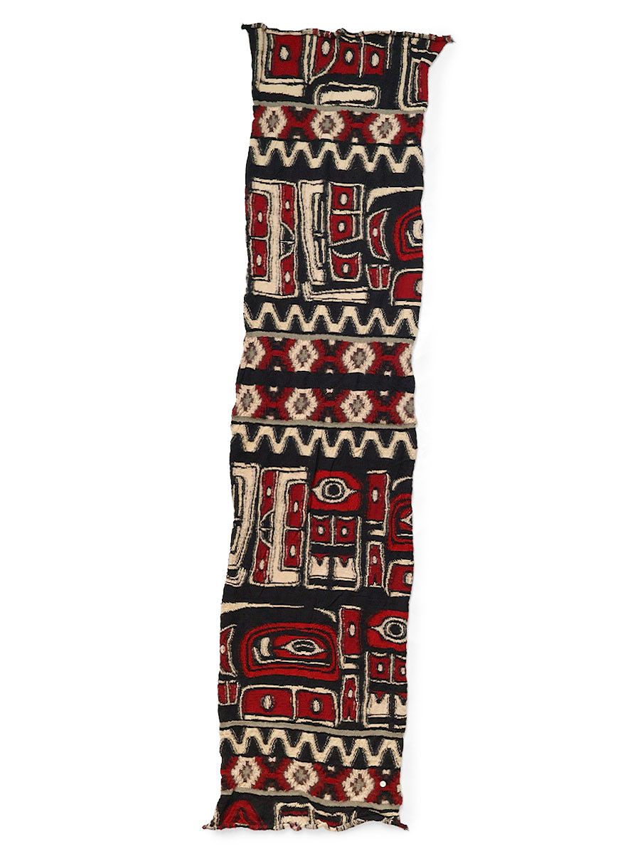 Kapital Kapital Wool Alaska-Raven HAPPY Scarf Size ONE SIZE - 2 Thumbnail