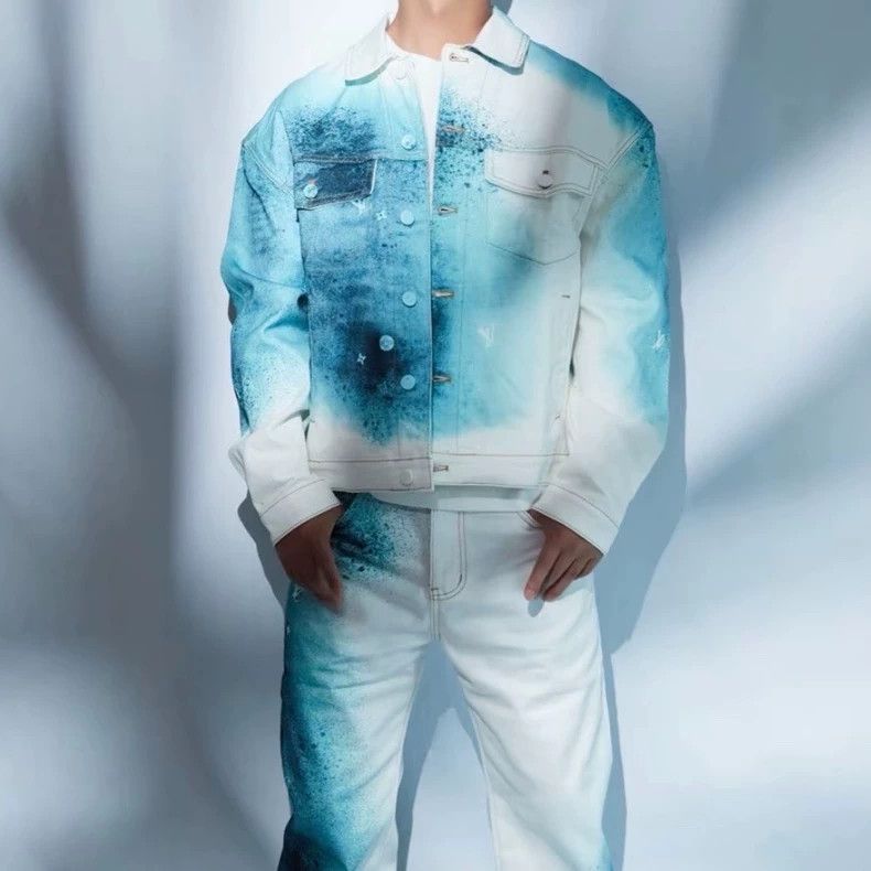 Louis Vuitton Louis Vuitton Star Sky Denim Jacket Size US M / EU 48-50 / 2 - 5 Thumbnail