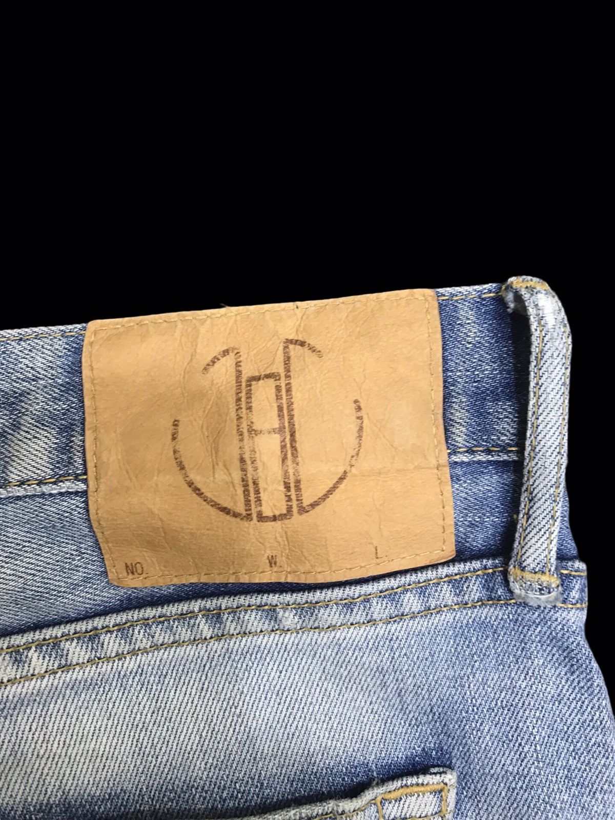 Japan Blue 💥ARCHIVAL💥JAPAN BLUE Craftman Palm Distressed Denim F130 Size US 34 / EU 50 - 18 Thumbnail