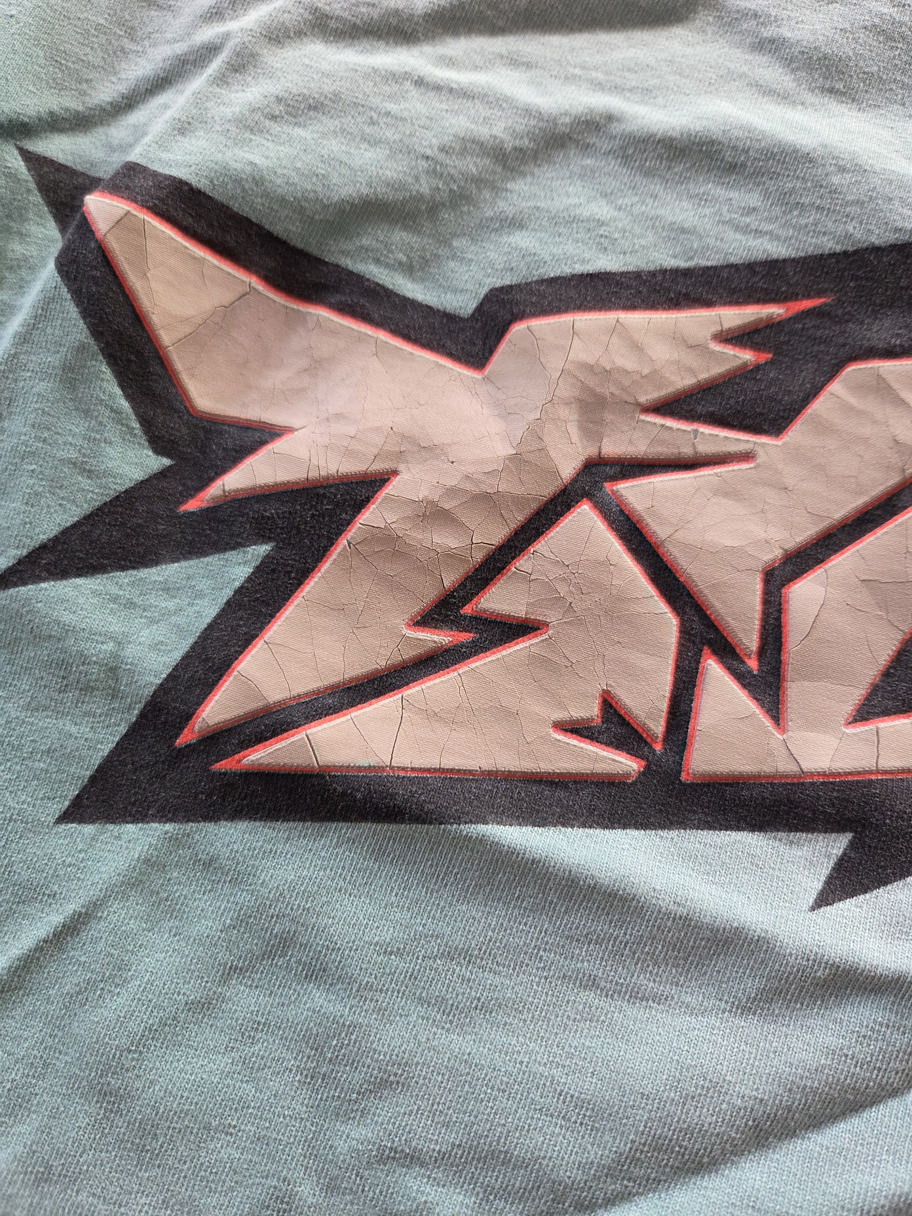 HELLSTAR Unreleased Hellstar Turquoise cracked print Capsule 10 shirt Size US S / EU 44-46 / 1 - 7 Thumbnail