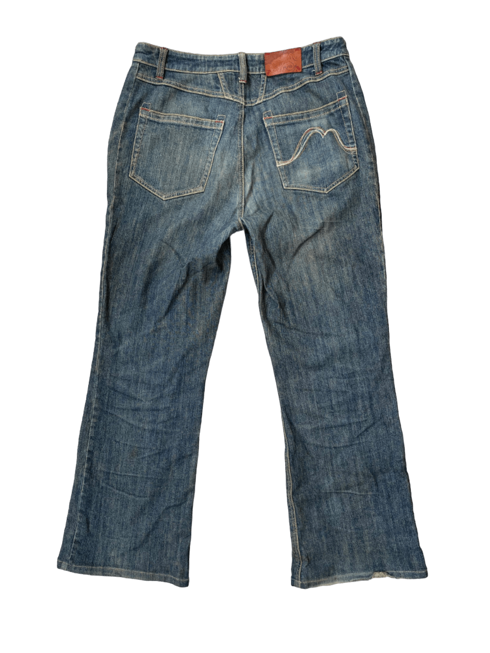 If Six Was Nine × Japanese Brand Distressed Ca Cest Ca Loose Denim Jeans Size US 33 - 2 Thumbnail